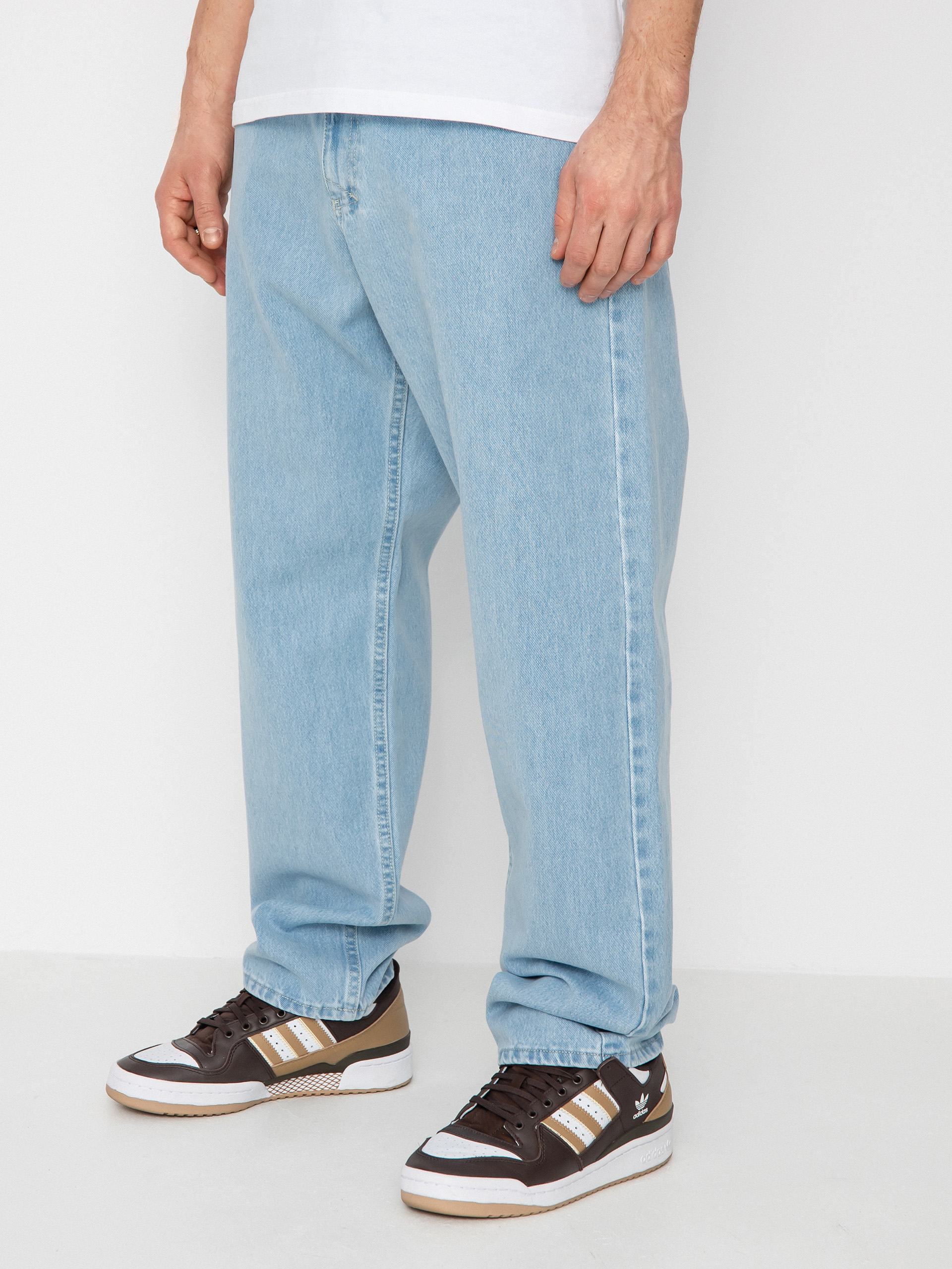 Spodnie MassDnm Craft Jeans Baggy Fit (light blue stone wash)