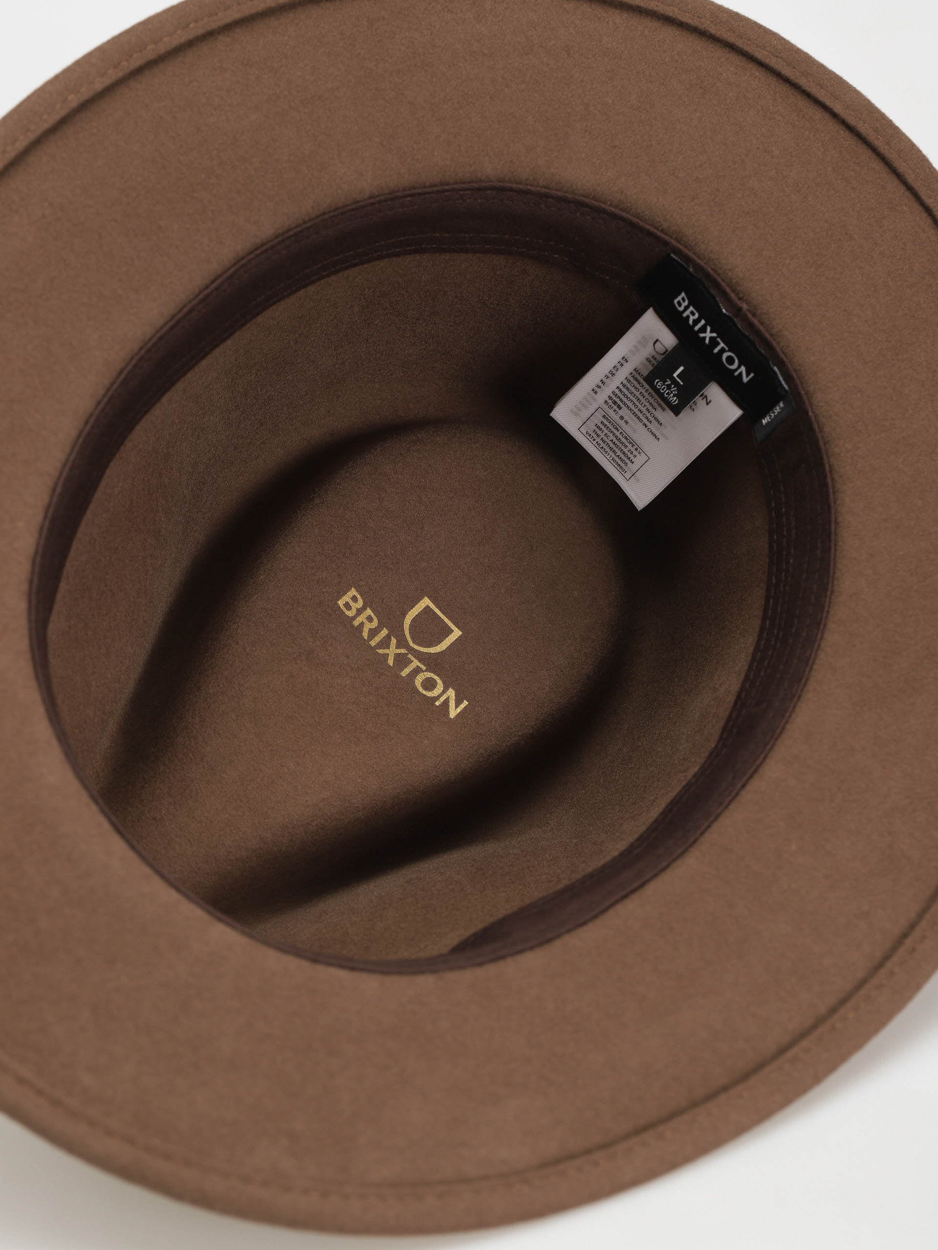 Kapelusz Brixton Messer Fedora (dark earth)