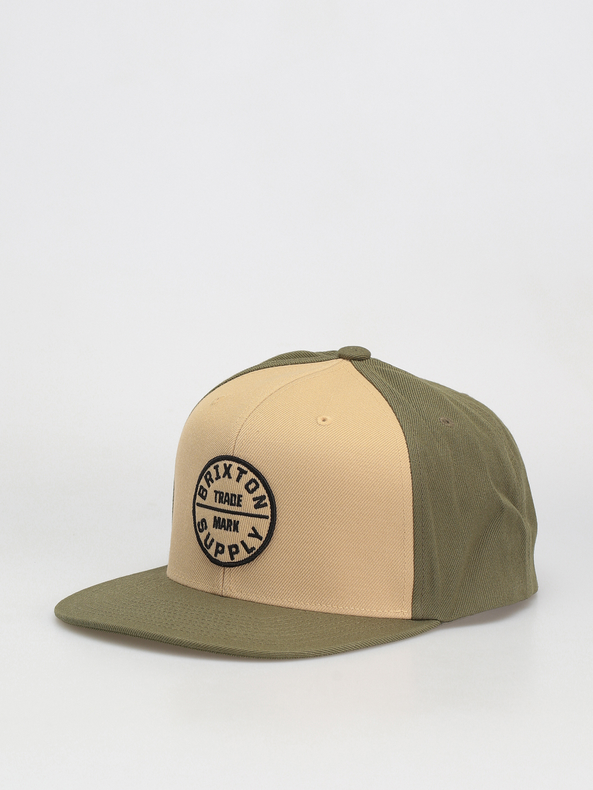 Czapka z daszkiem Brixton Oath III Snapback (olive surplus/sand)