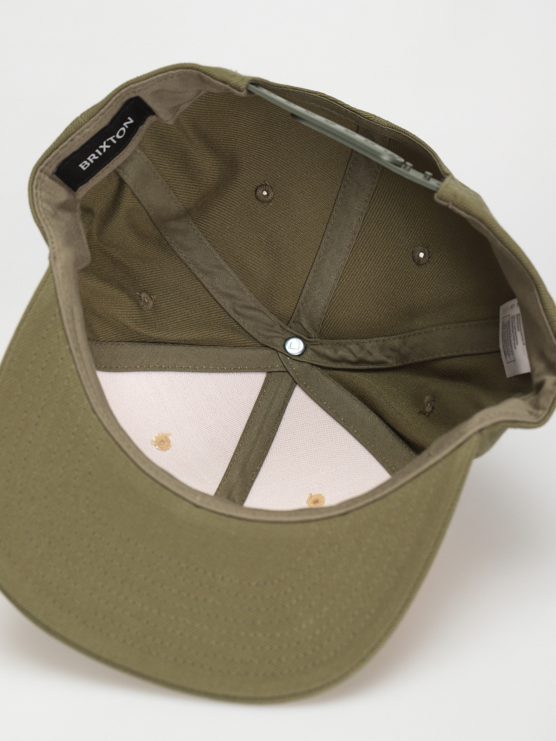 Czapka z daszkiem Brixton Oath III Snapback (olive surplus/sand)