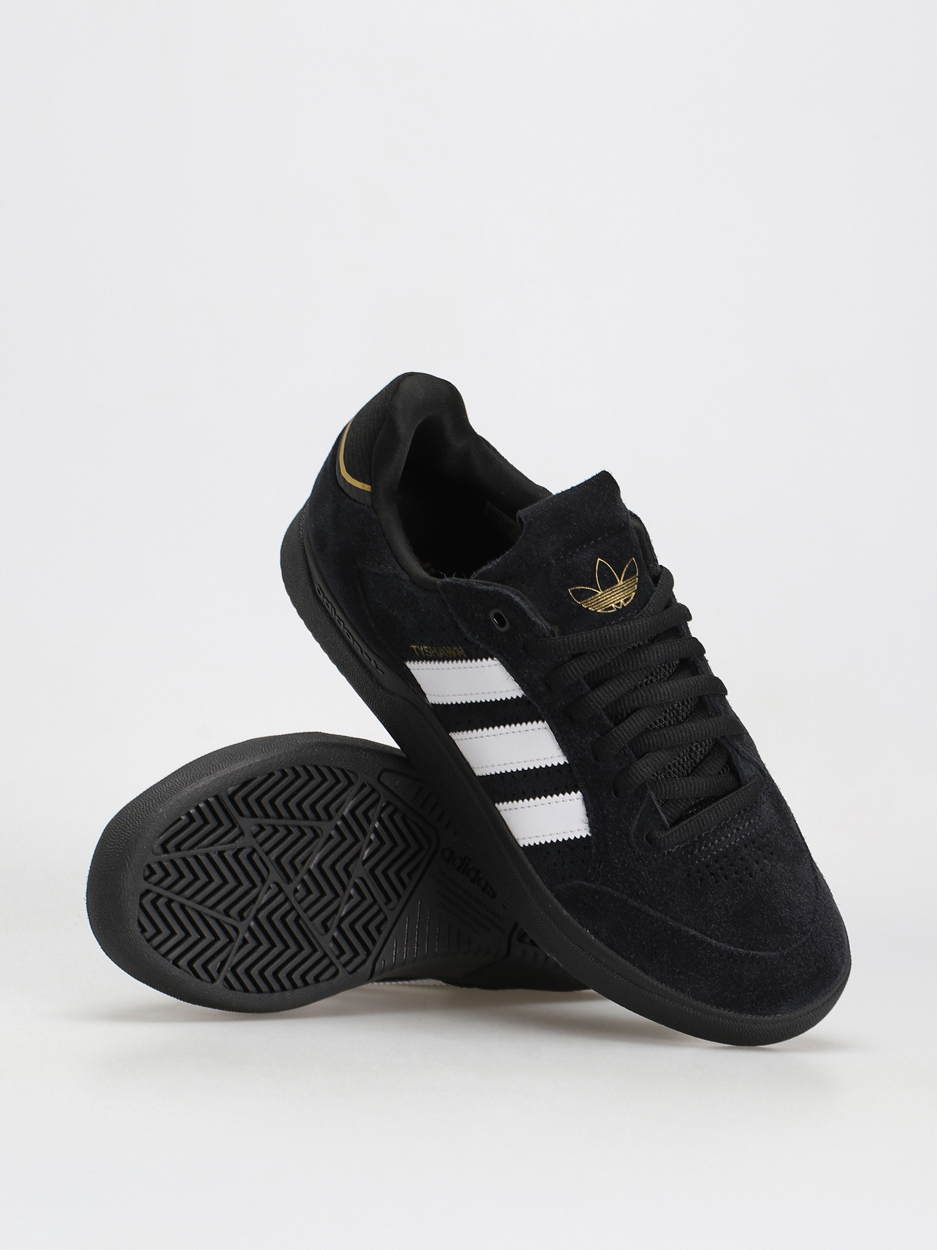 Buty adidas Tyshawn Low (cblack/ftwwht/goldmt1)