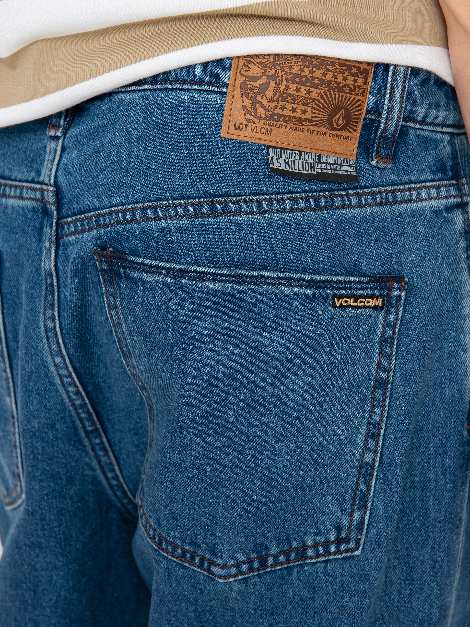 Spodnie Volcom Billow Denim (oliver mid blue)