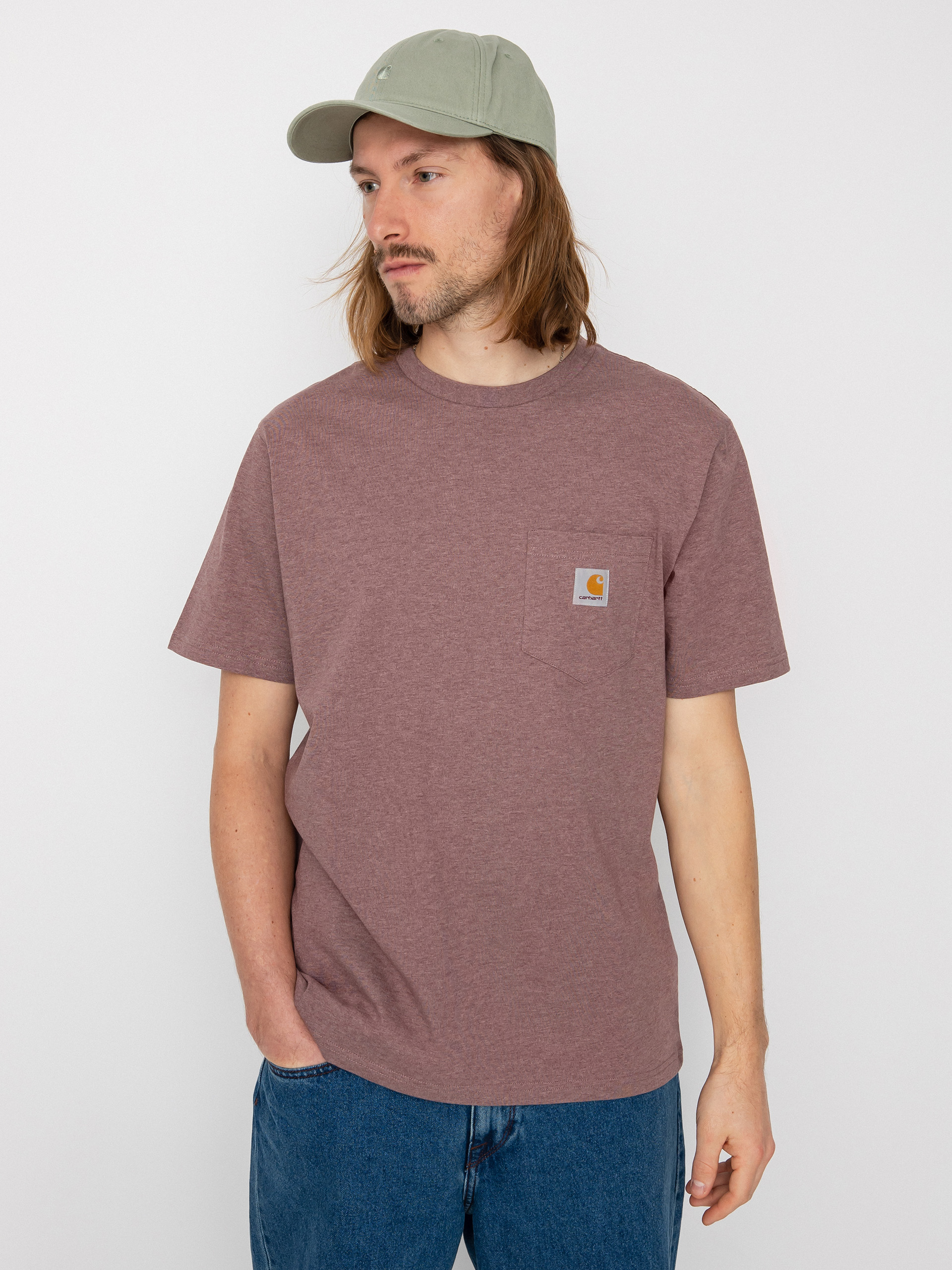 T-shirt Carhartt WIP Pocket (lupinus heather)