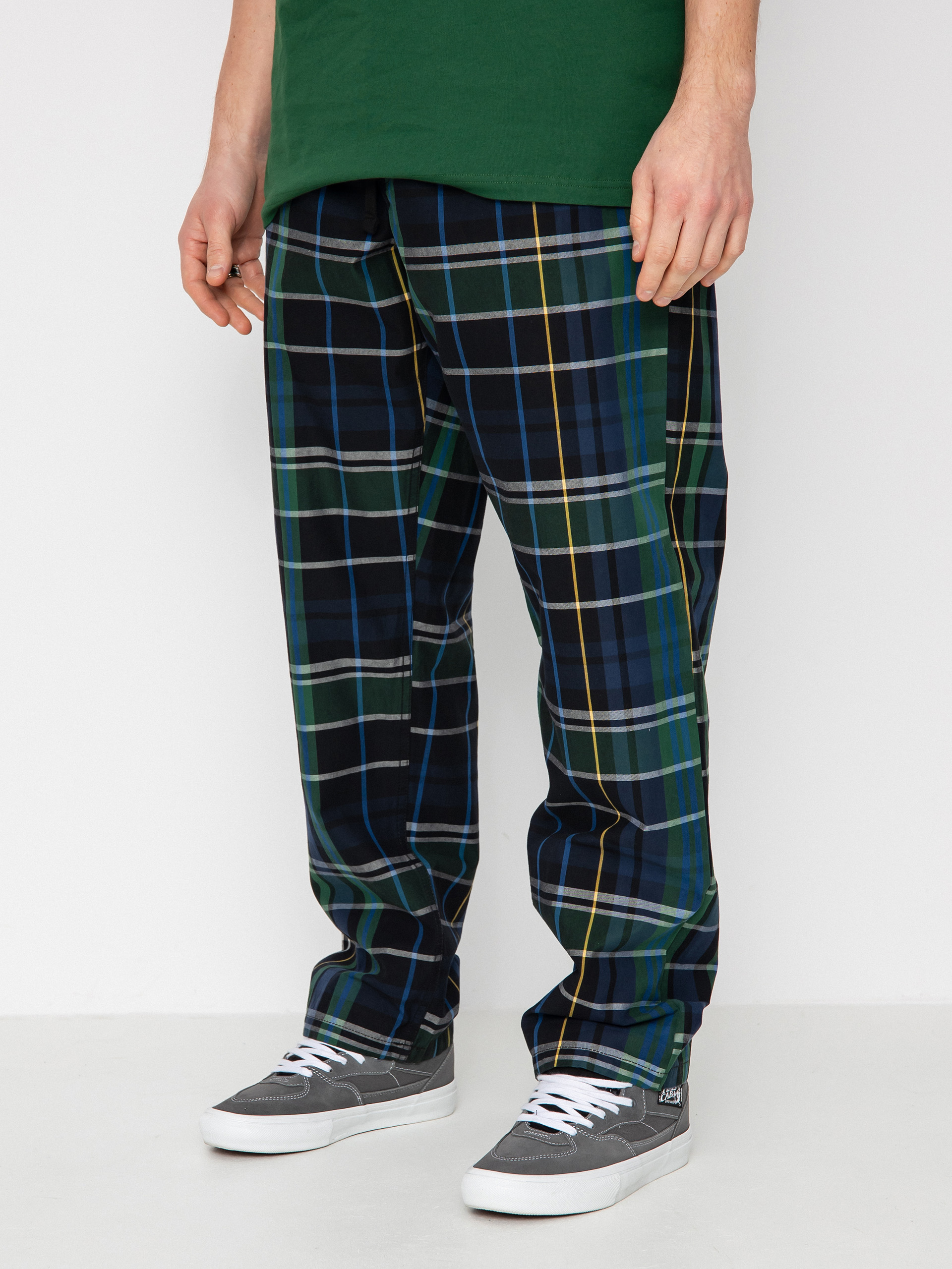 Spodnie Vans Range Louniwe Tapered Plaid (black/eden)