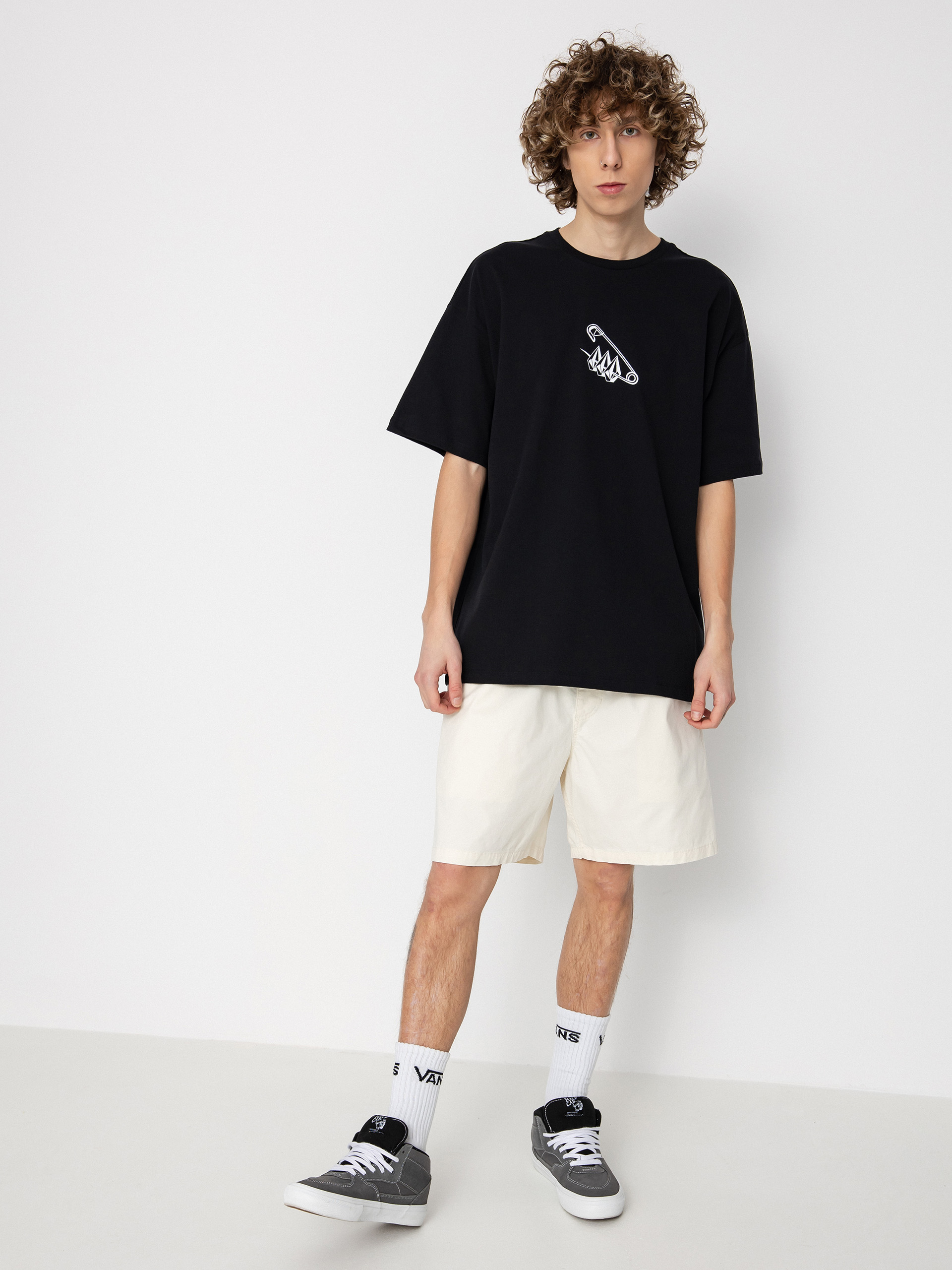 T-shirt Volcom Pinedstones Lse (black)