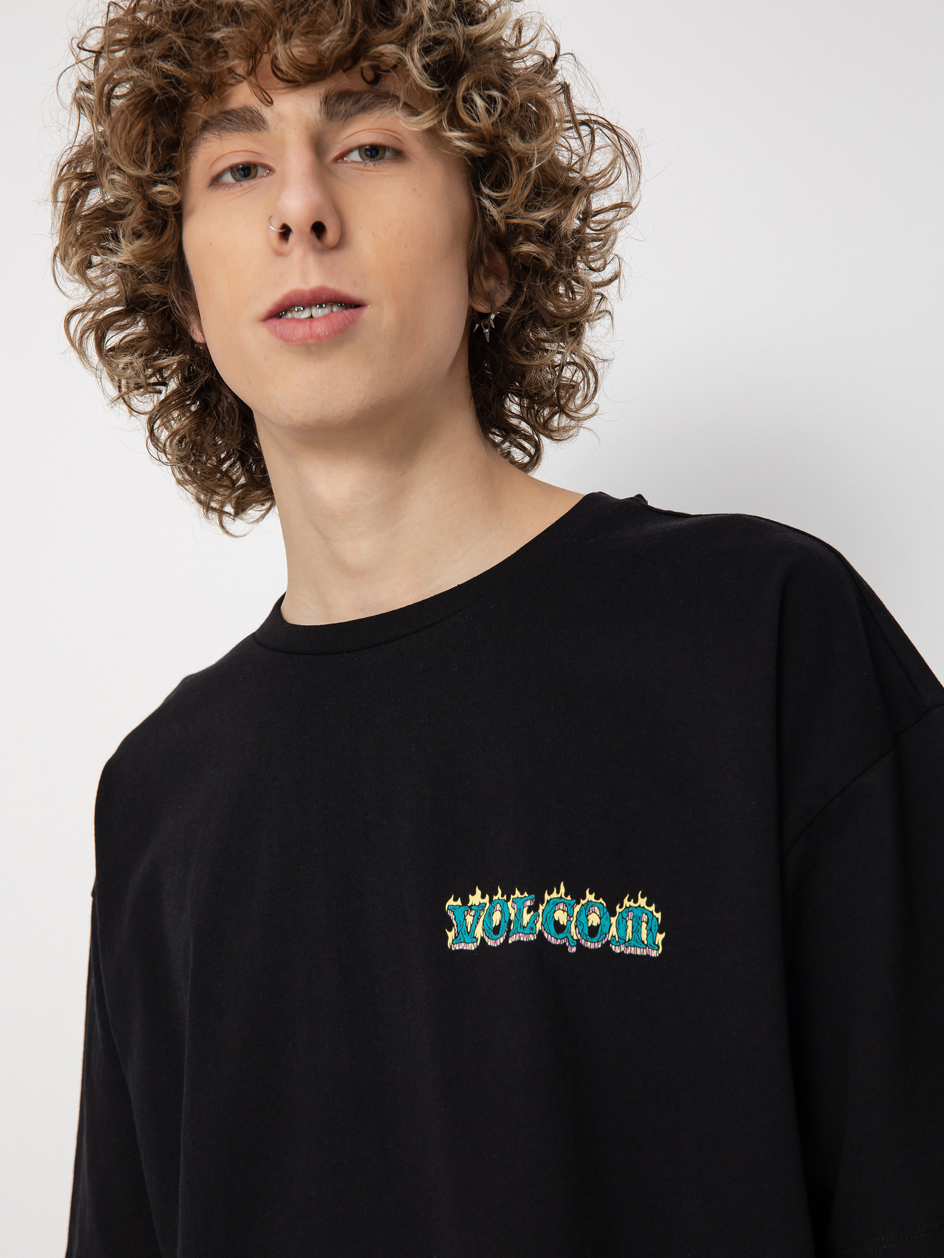 T-shirt Volcom Alstone Lse (black)