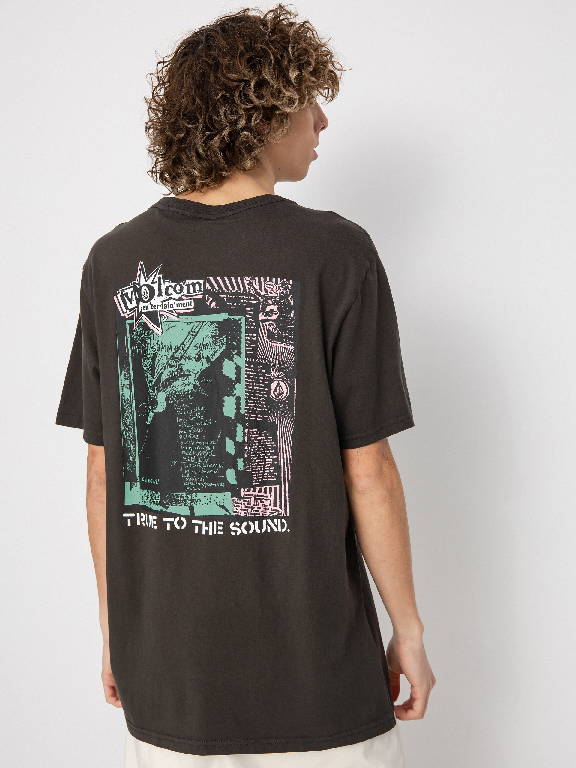 T-shirt Volcom V Ent Lp (rinsed black)