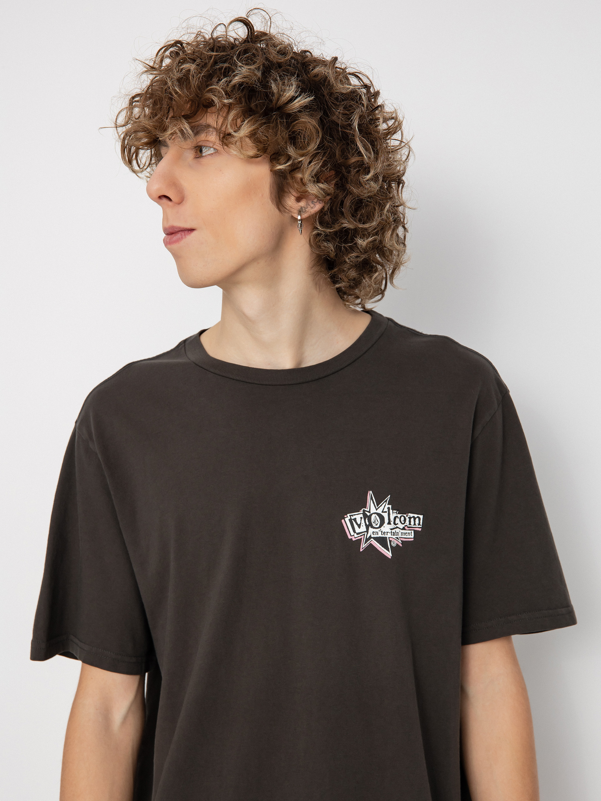 T-shirt Volcom V Ent Lp (rinsed black)