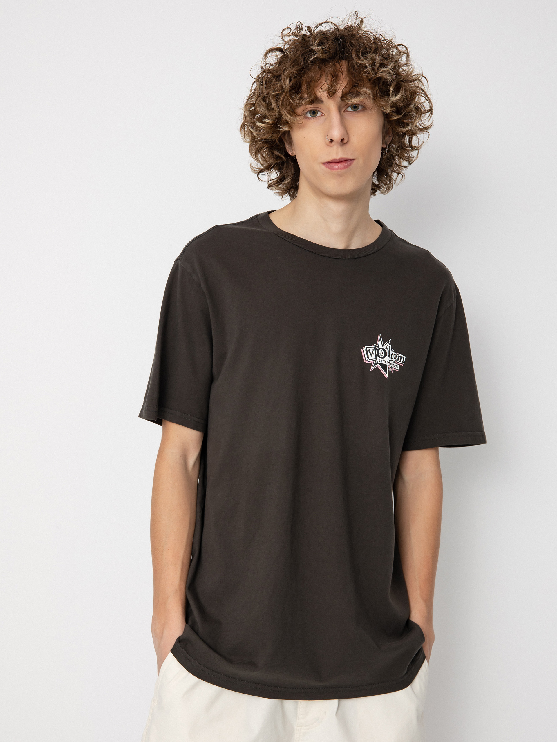 T-shirt Volcom V Ent Lp (rinsed black)