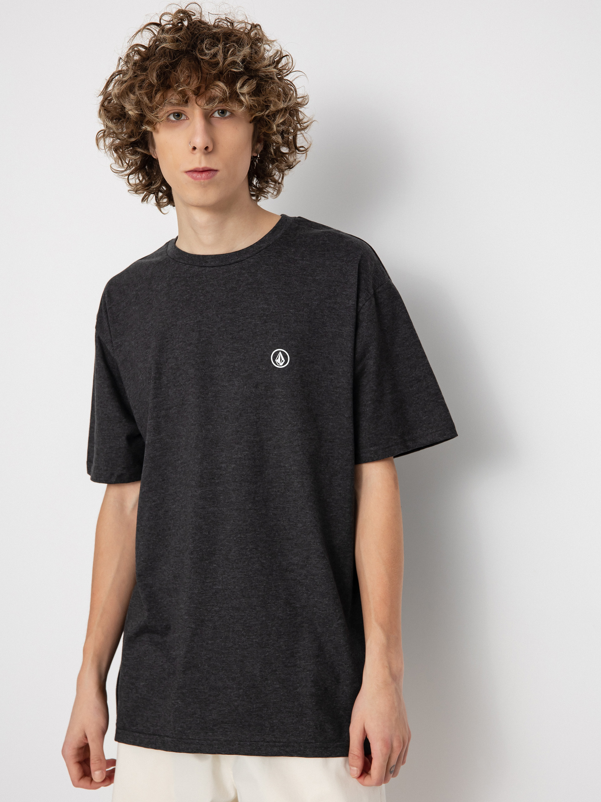 T-shirt Volcom Circle Blanks Hth (heather black)
