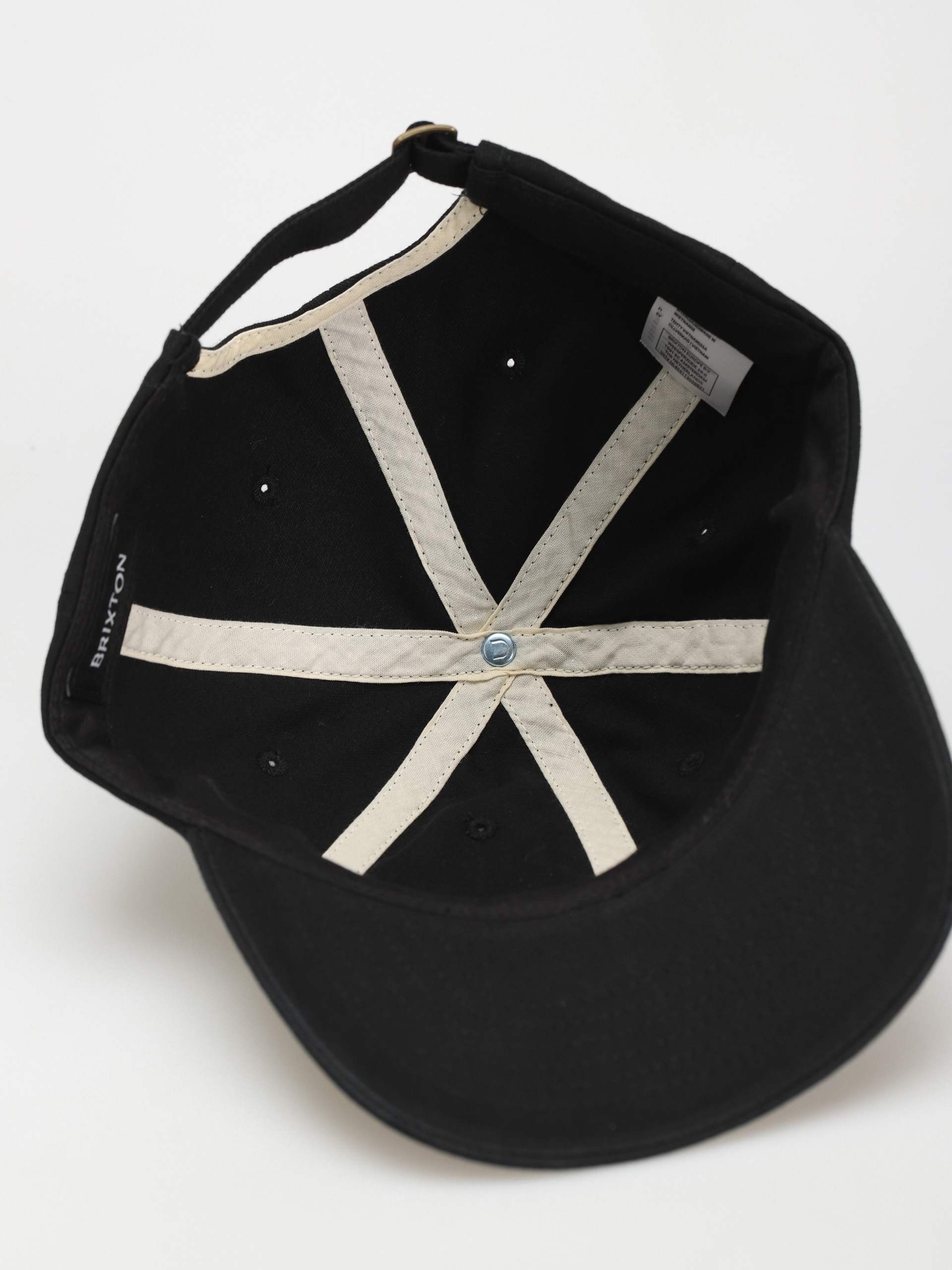 Czapka z daszkiem Brixton Alpha Lp Cap (black vintage wash)