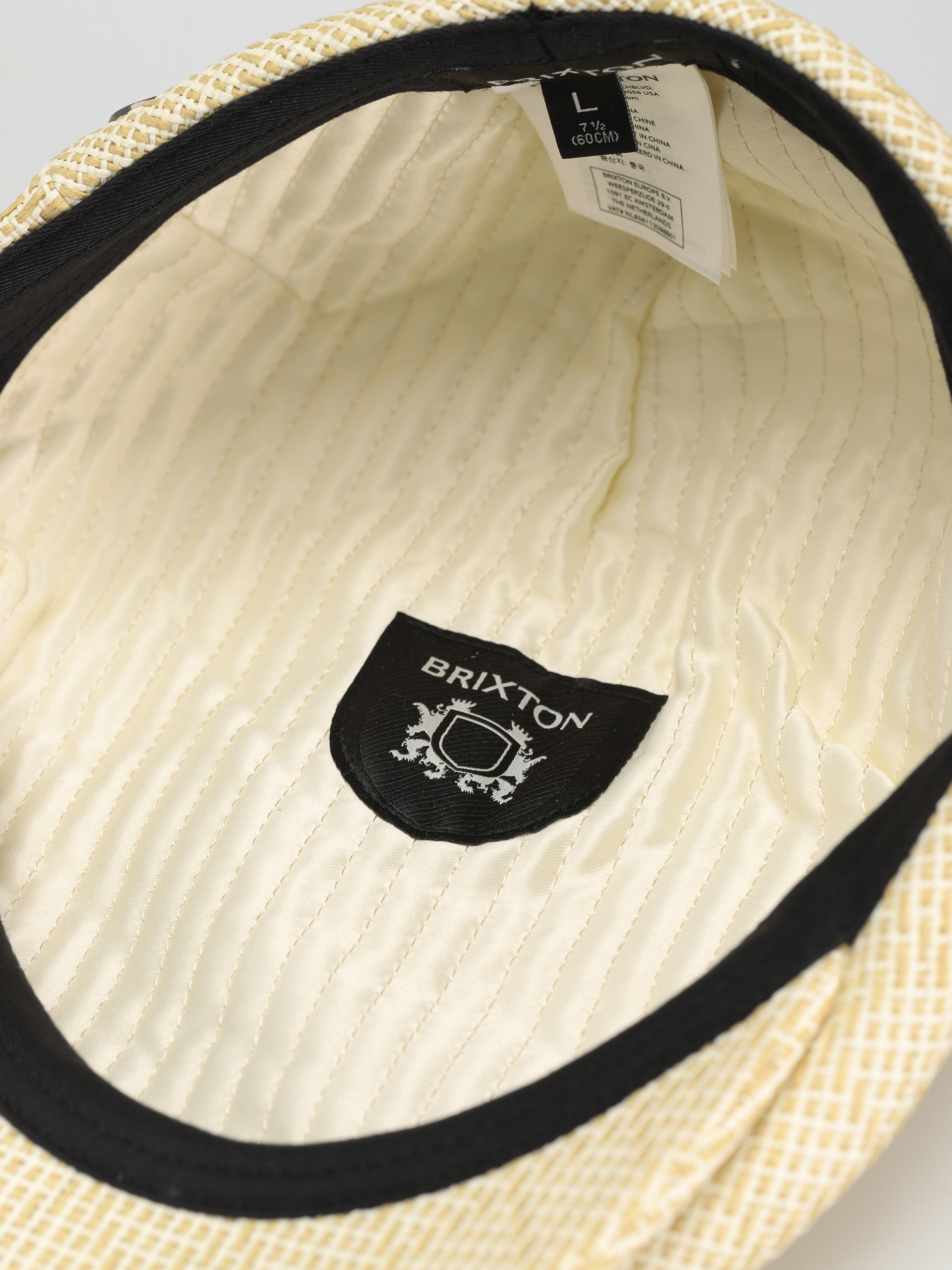 Kaszkiet Brixton Hooligan Snap Cap (tan/natural straw)