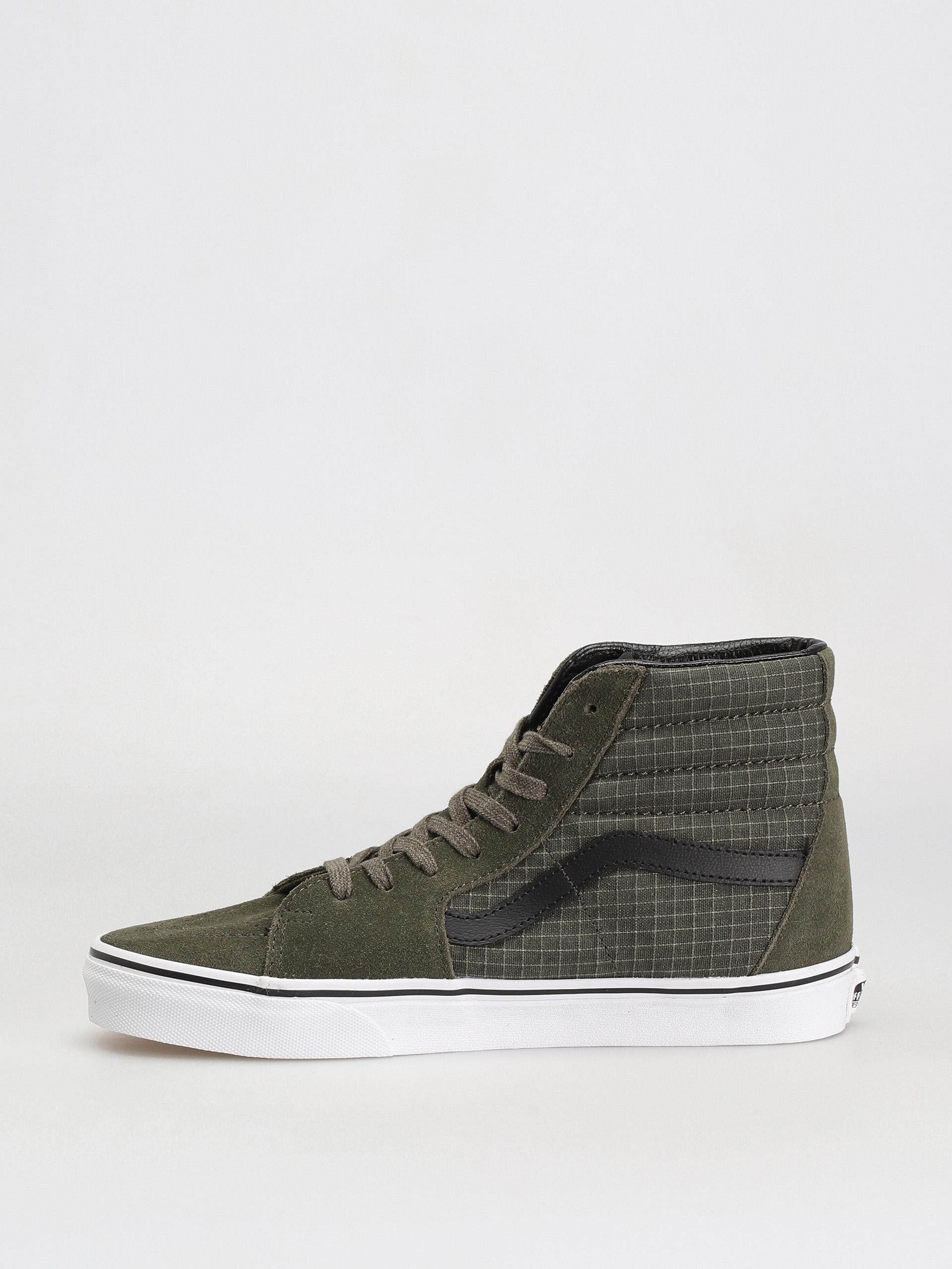 Buty Vans Sk8 Hi (ripstop canvas grape leaf/true white)