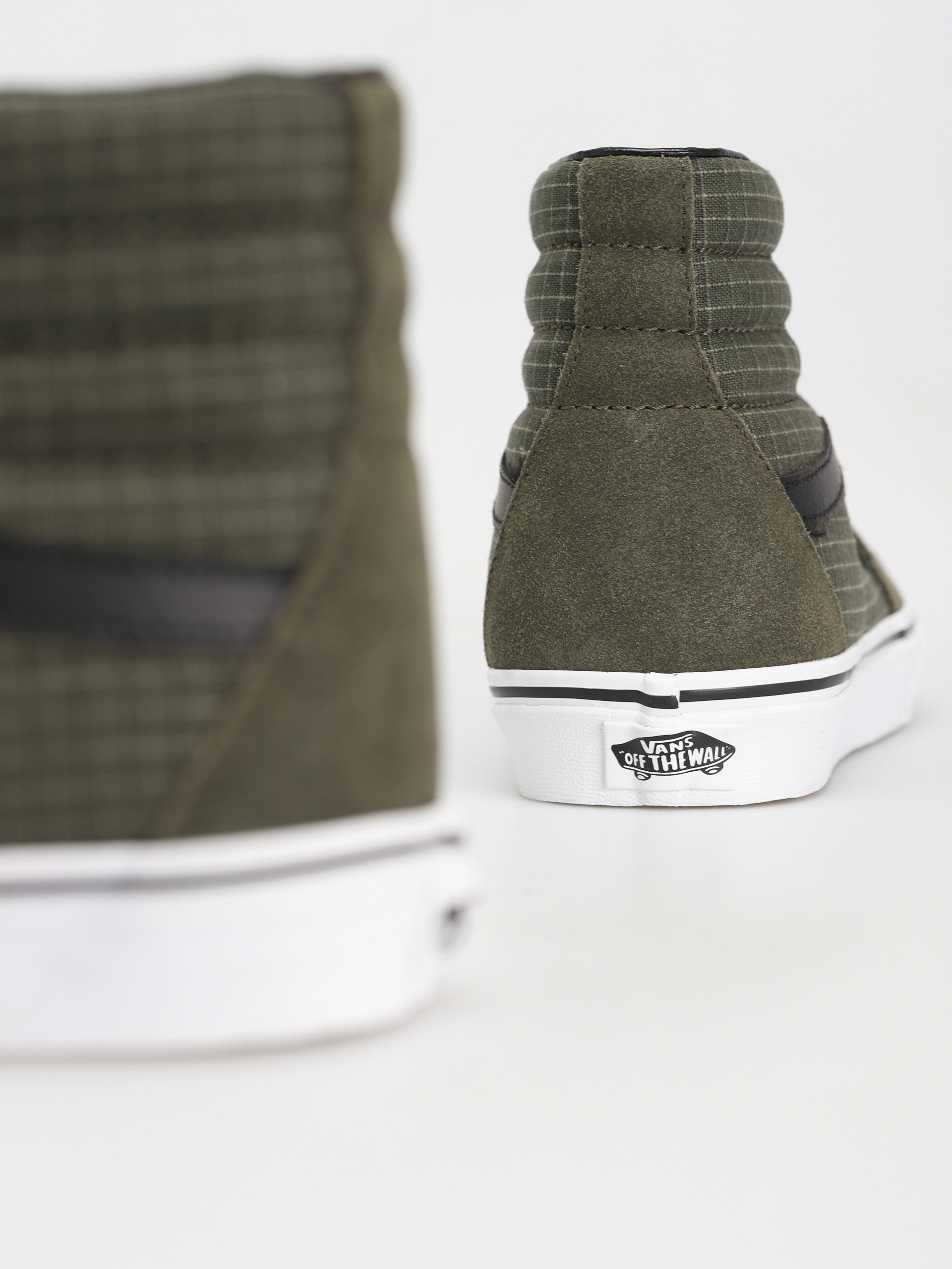 Buty Vans Sk8 Hi (ripstop canvas grape leaf/true white)