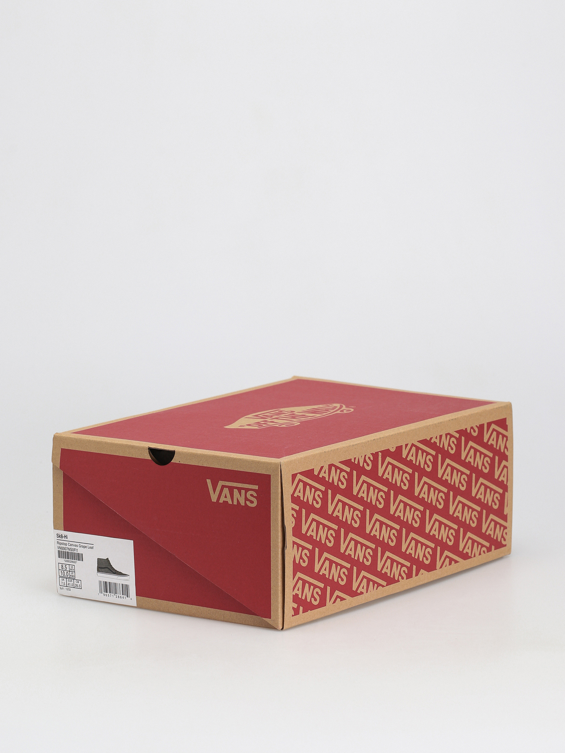 Buty Vans Sk8 Hi (ripstop canvas grape leaf/true white)