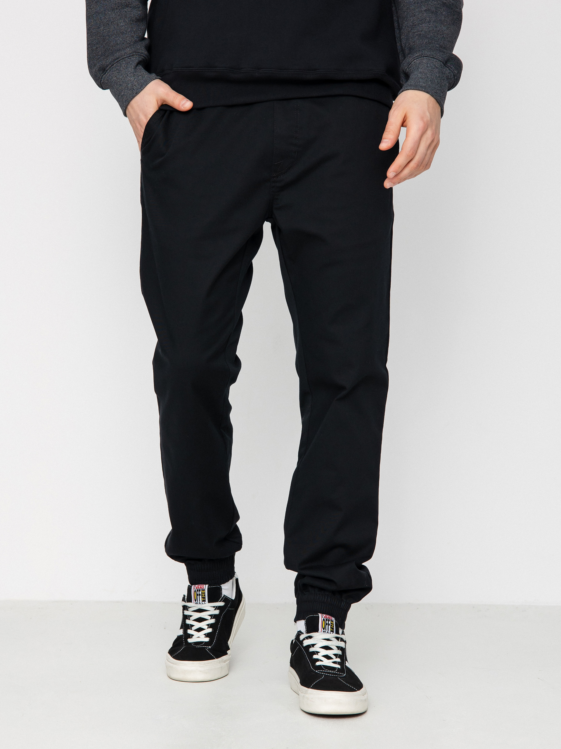 Spodnie Volcom Frickin Slim Jogger (black)