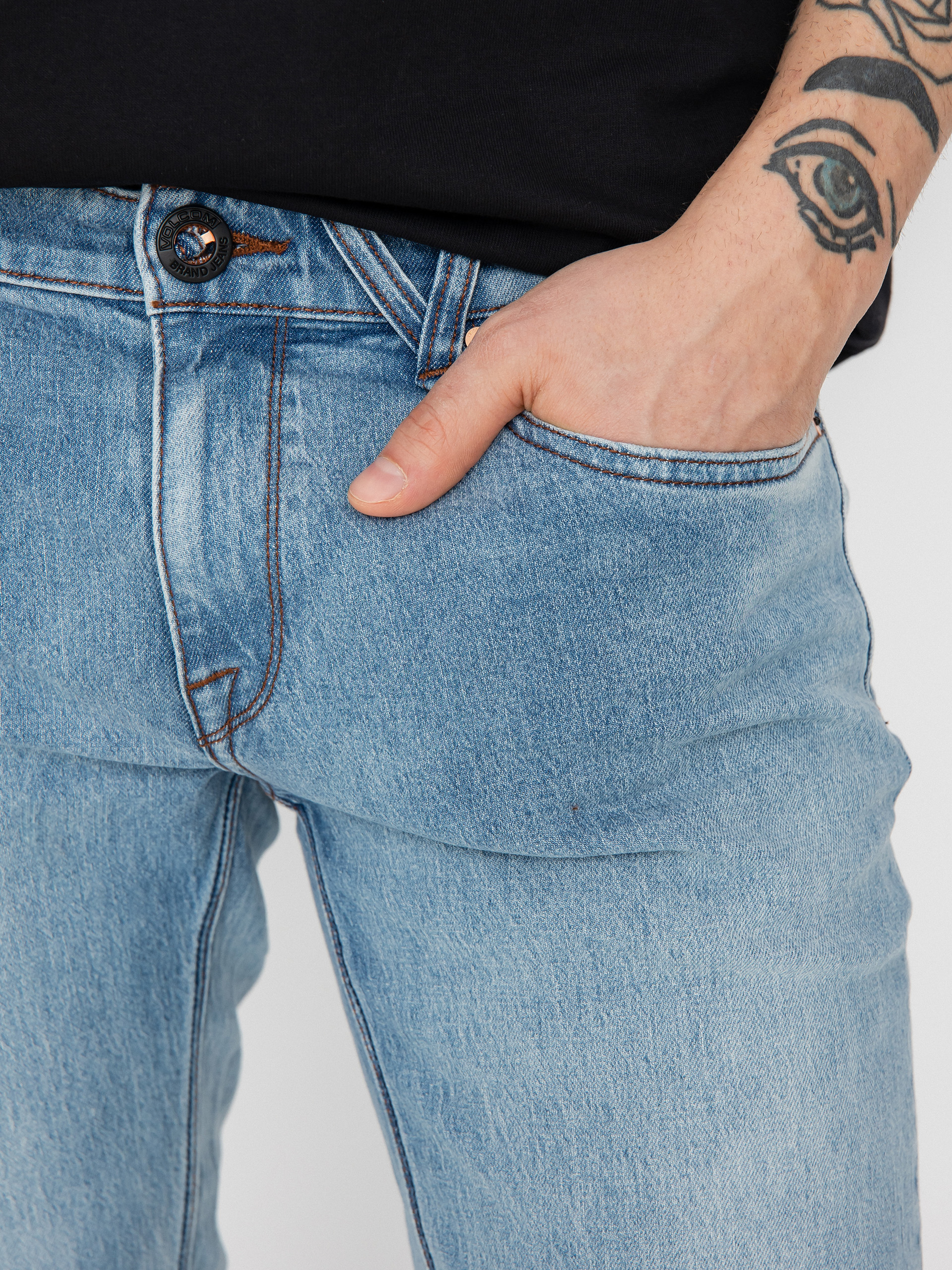 Spodnie Volcom Vorta Denim (wrecked indigo)