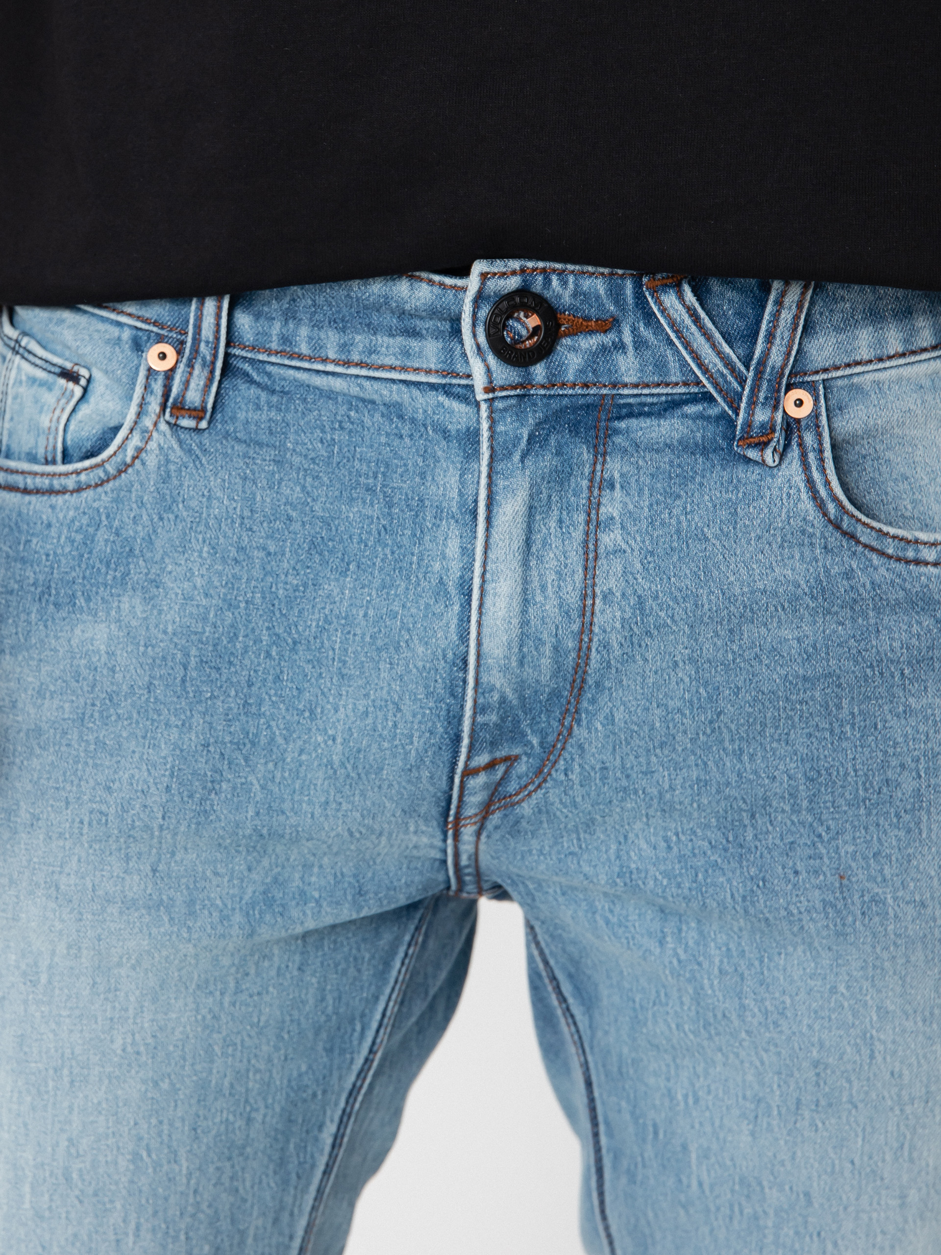 Spodnie Volcom Vorta Denim (wrecked indigo)