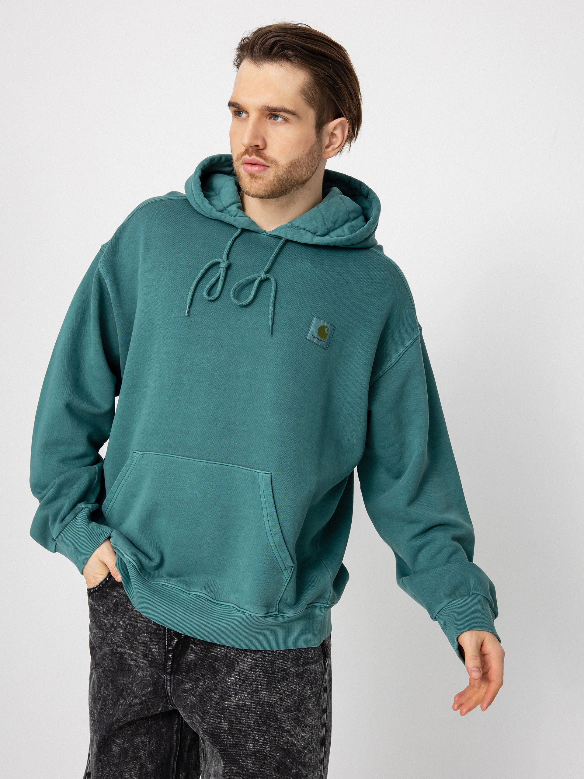 Bluza z kapturem Carhartt WIP Nelson HD (botanic)