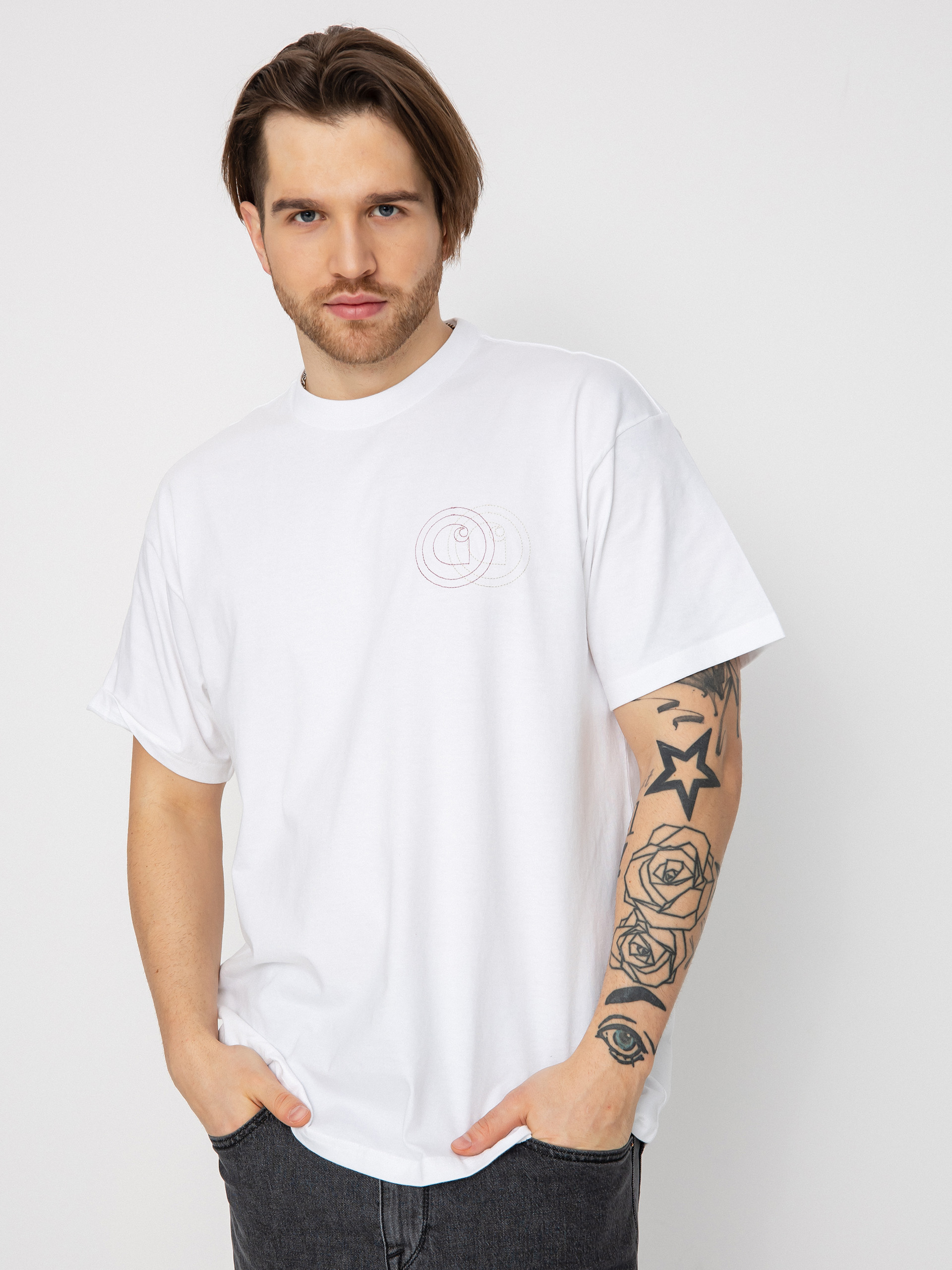 T-shirt Carhartt WIP Duel (white)