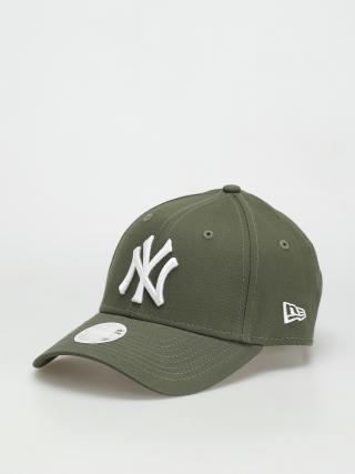 Czapka z daszkiem New Era League Essential 9Forty New York Yankees Wmn (olive/white)