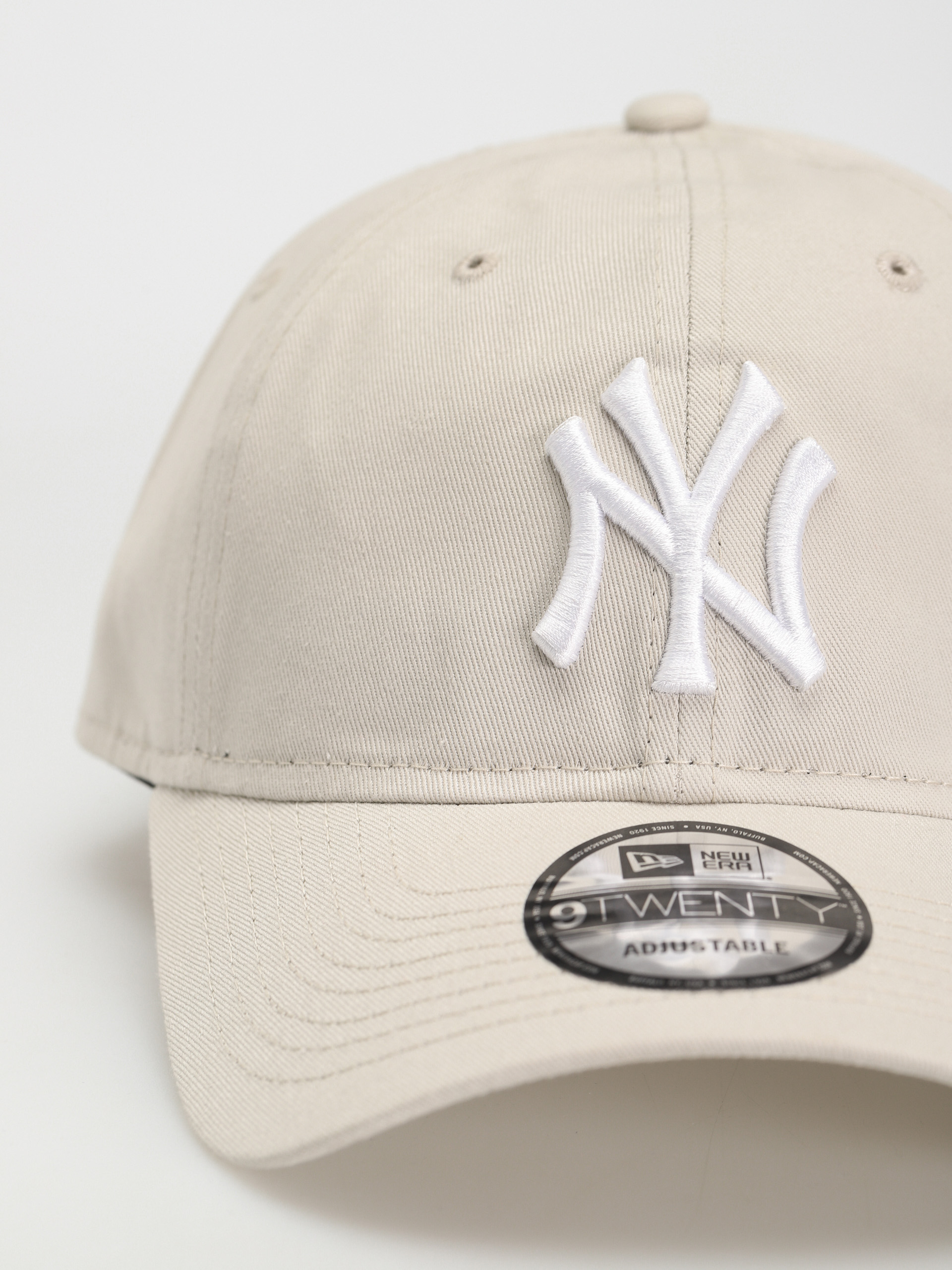 Czapka z daszkiem New Era League Essential 9Twenty New York Yankees (stone/white)