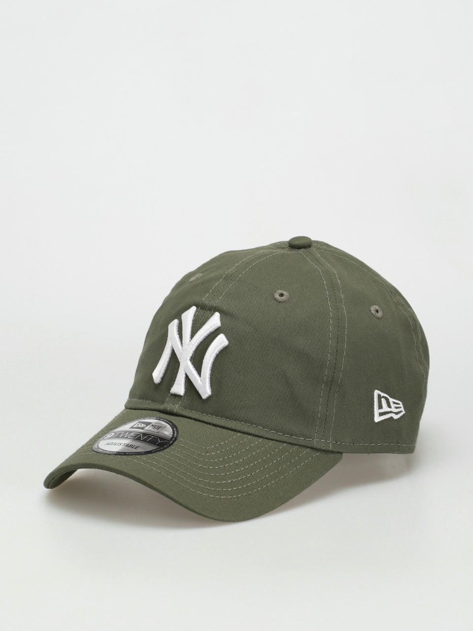 Czapka z daszkiem New Era League Essential 9Twenty New York Yankees (olive/white)