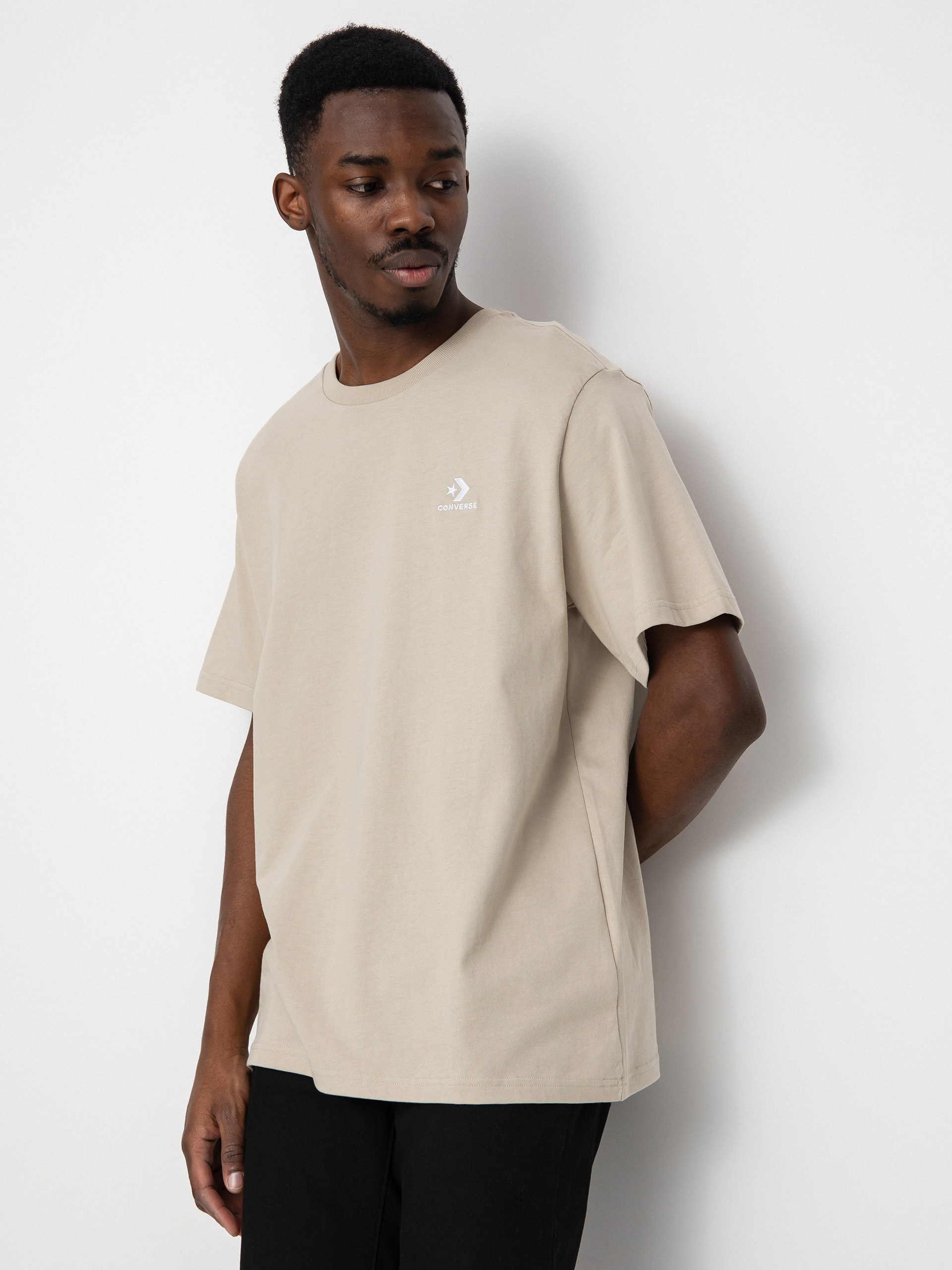 T-shirt Converse Star Chevron Emb (beach stone)