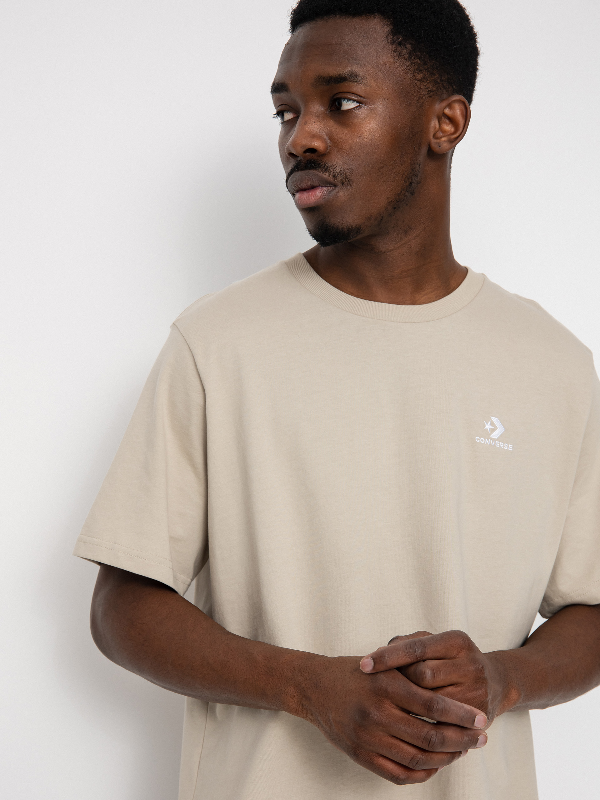 T-shirt Converse Star Chevron Emb (beach stone)