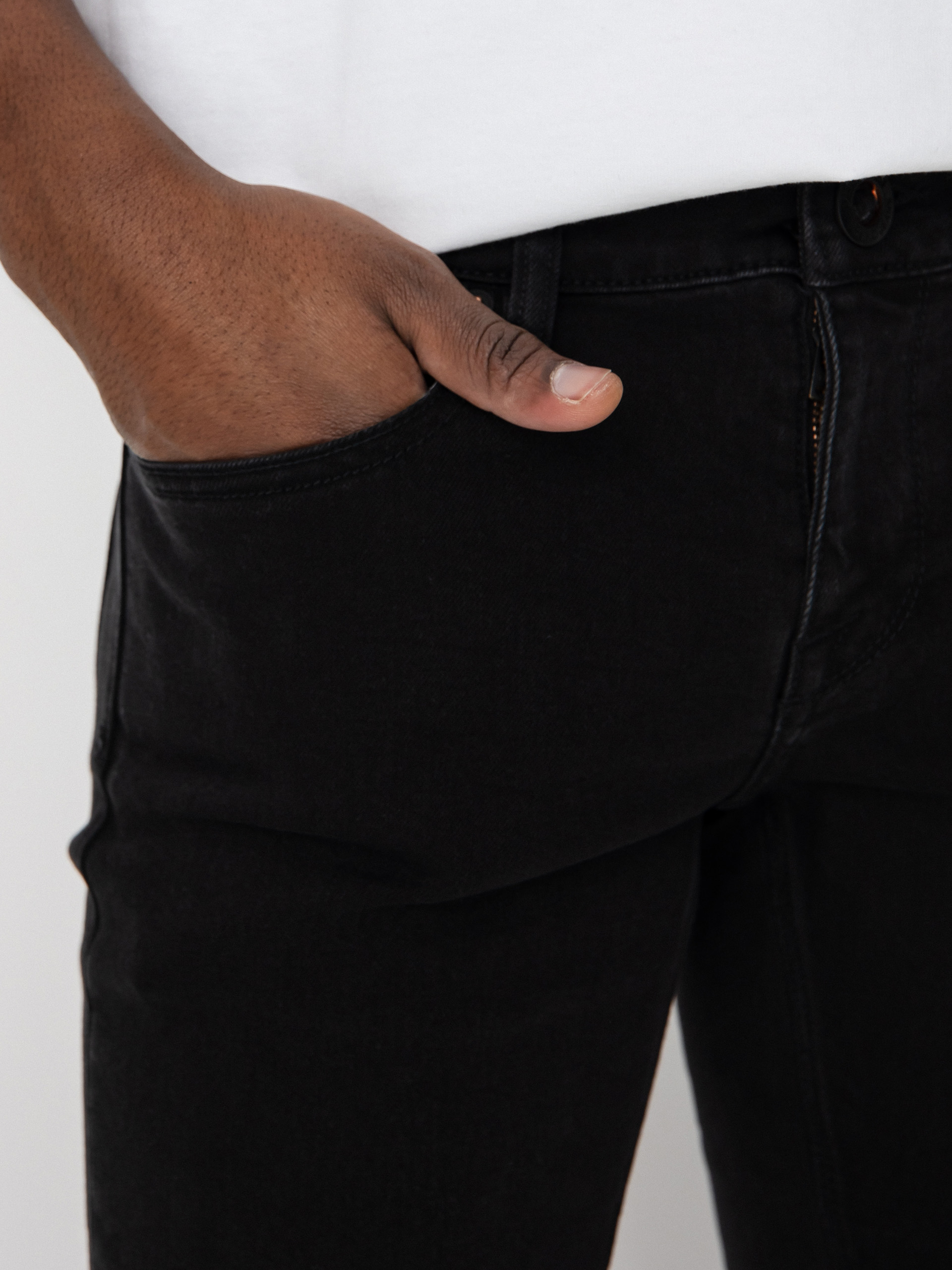 Spodnie Volcom 2X4 Denim (black out)