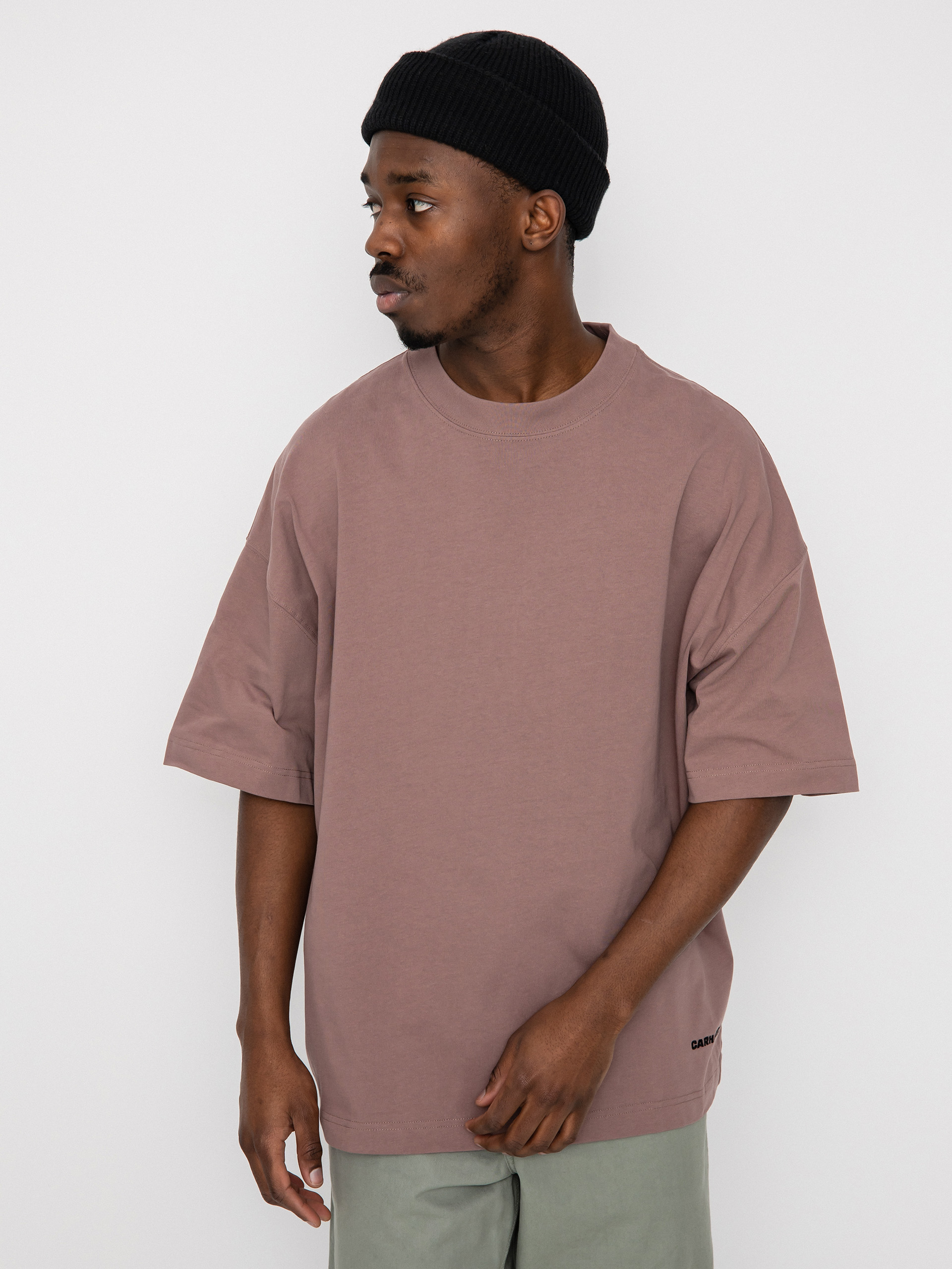 T-shirt Carhartt WIP Link Script (lupinus/black)