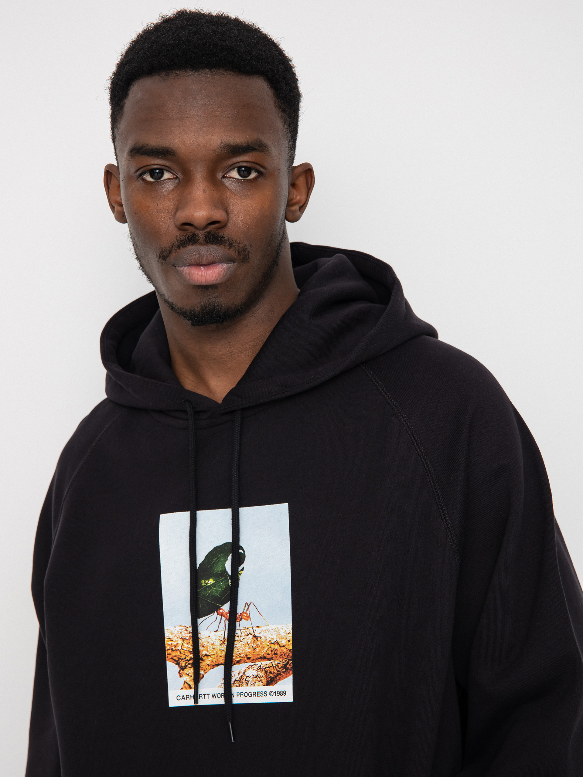 Bluza z kapturem Carhartt WIP Antleaf HD (black)