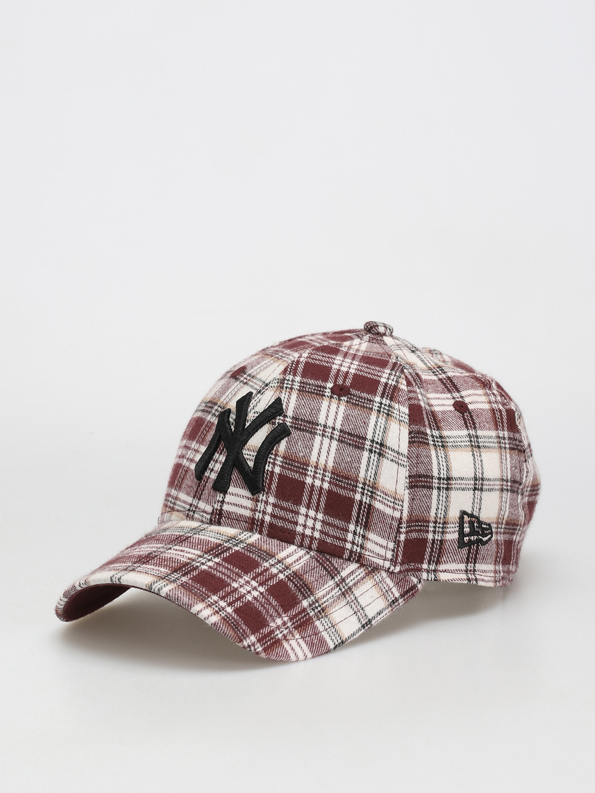 Czapka z daszkiem New Era Plaid Camo 9Forty New York Yankees (maroon)