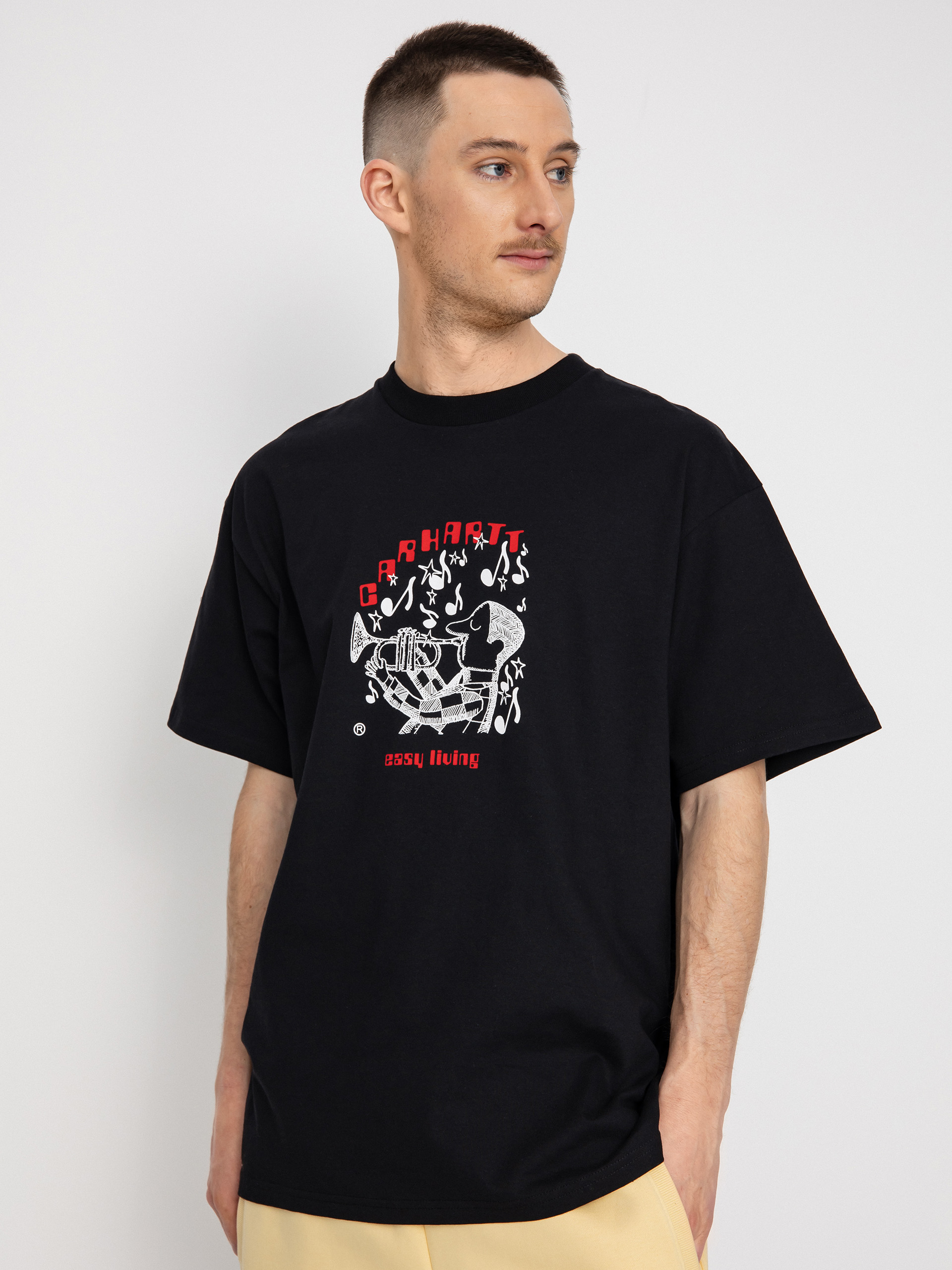 T-shirt Carhartt WIP Easy Living (black)