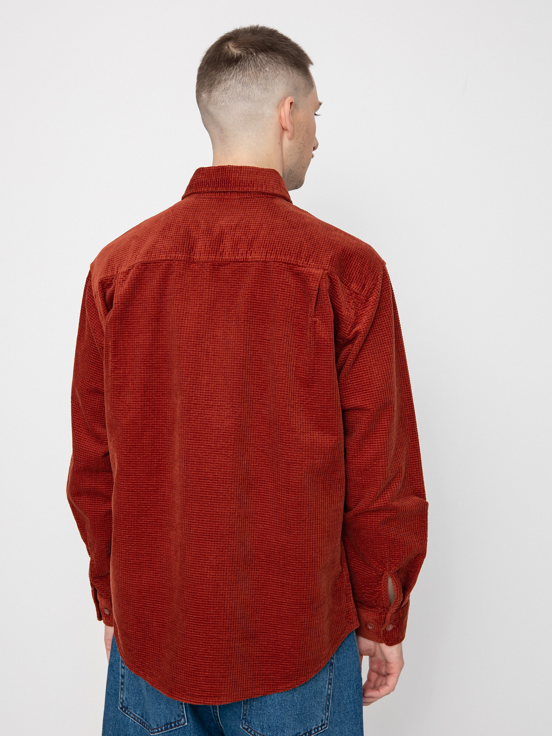 Koszula Brixton Porter Waffle Corduroy Ls (burnt henna)