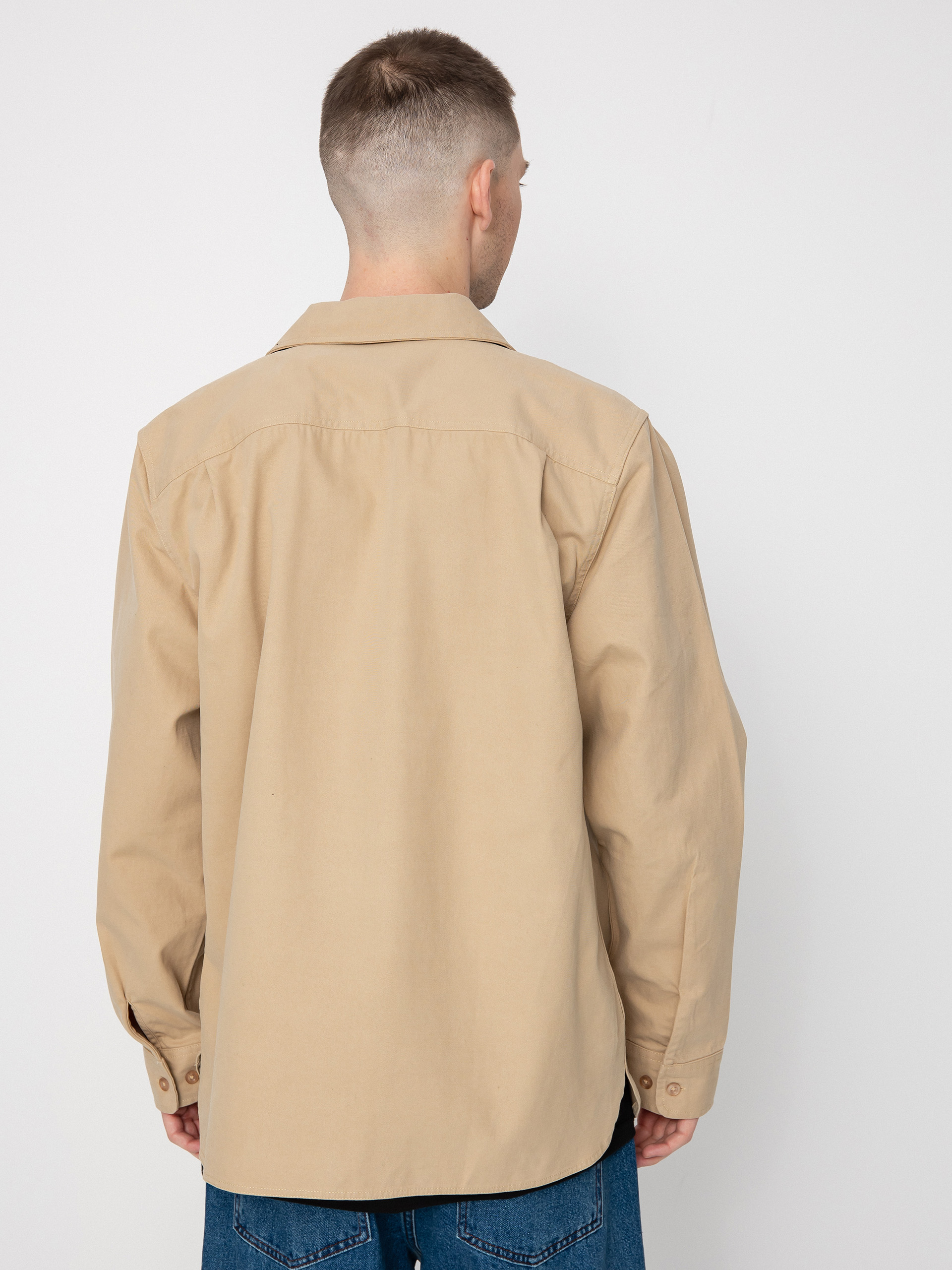 Koszula Brixton Bowery Surplus Overshirt Ls (sand)