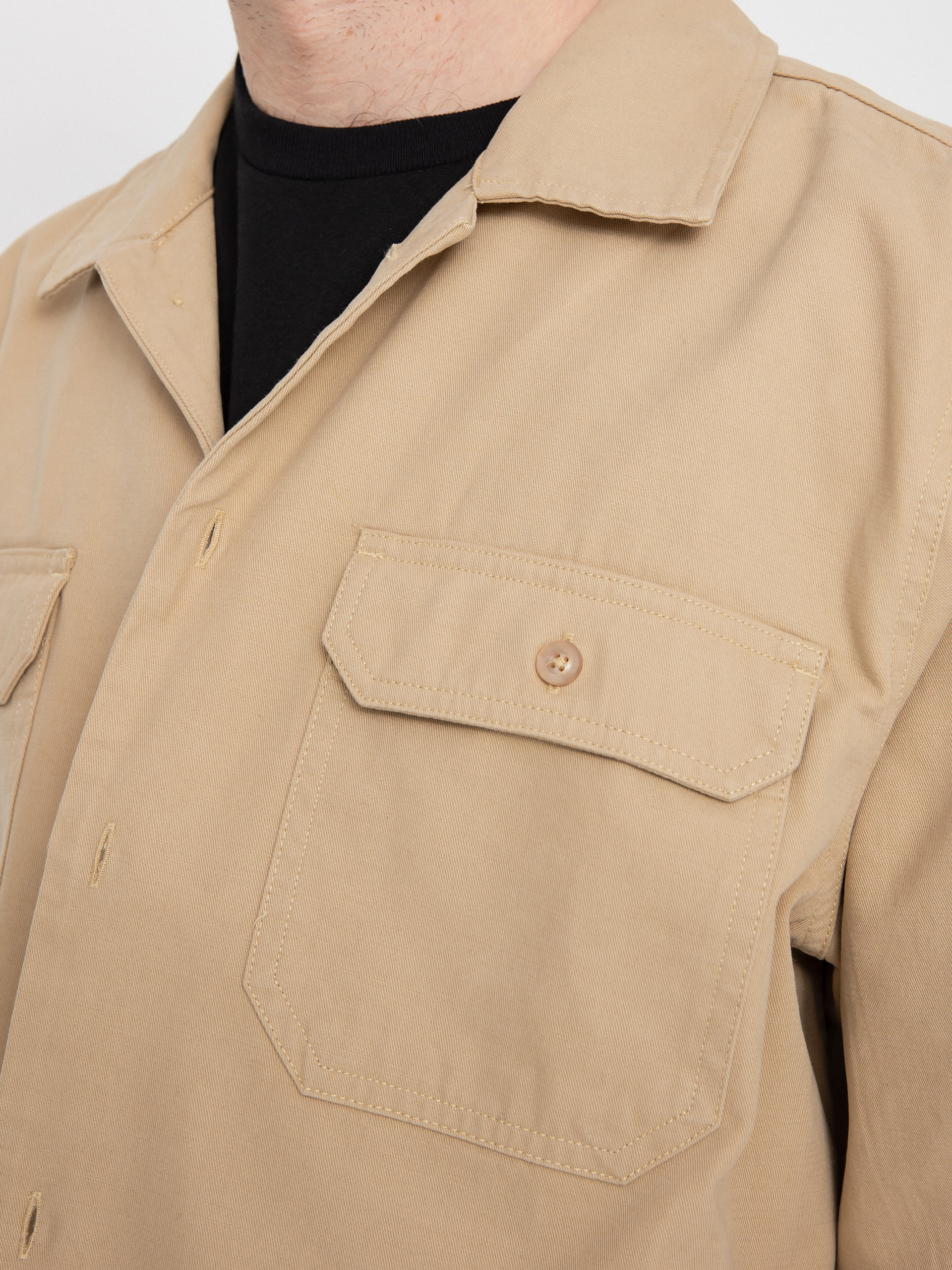 Koszula Brixton Bowery Surplus Overshirt Ls (sand)