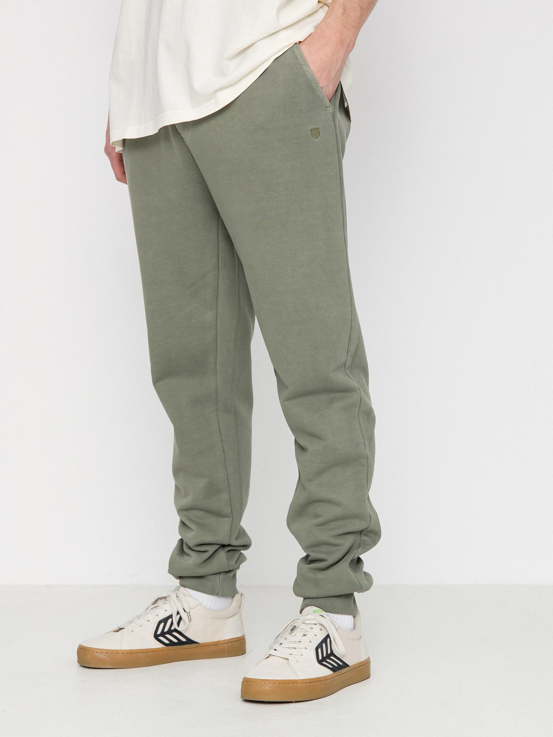 Spodnie Brixton Vintage Reserve Jogger (olive surplus vintage wash)