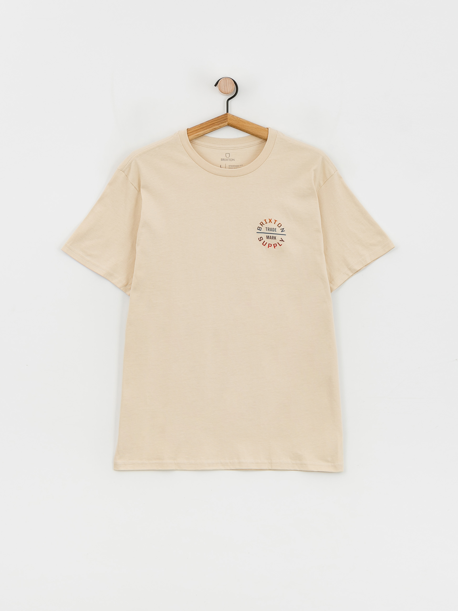 T-shirt Brixton Oath V (cream/aloha gradient)