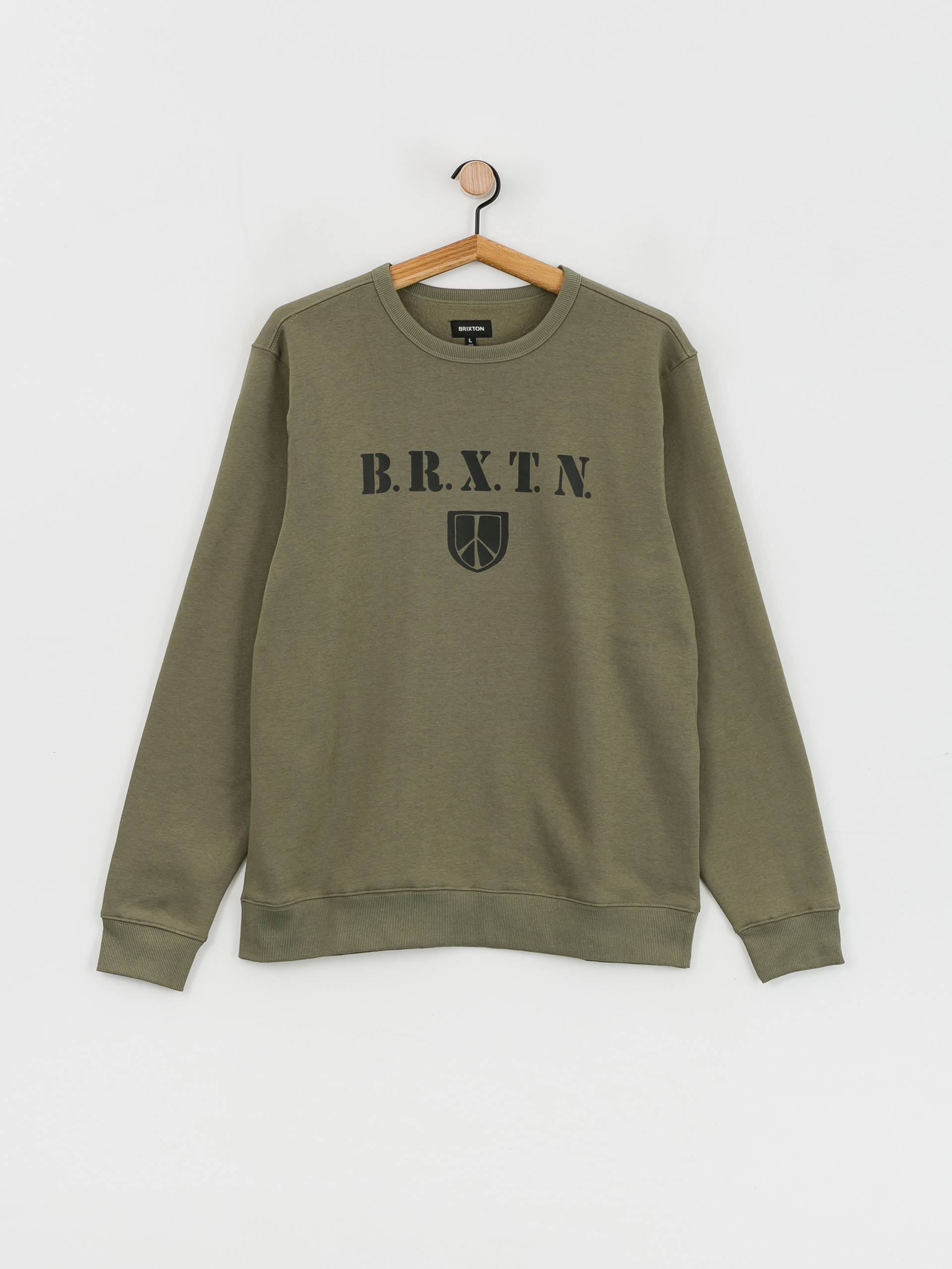 Bluza Brixton Peace Shield (olive surplus)