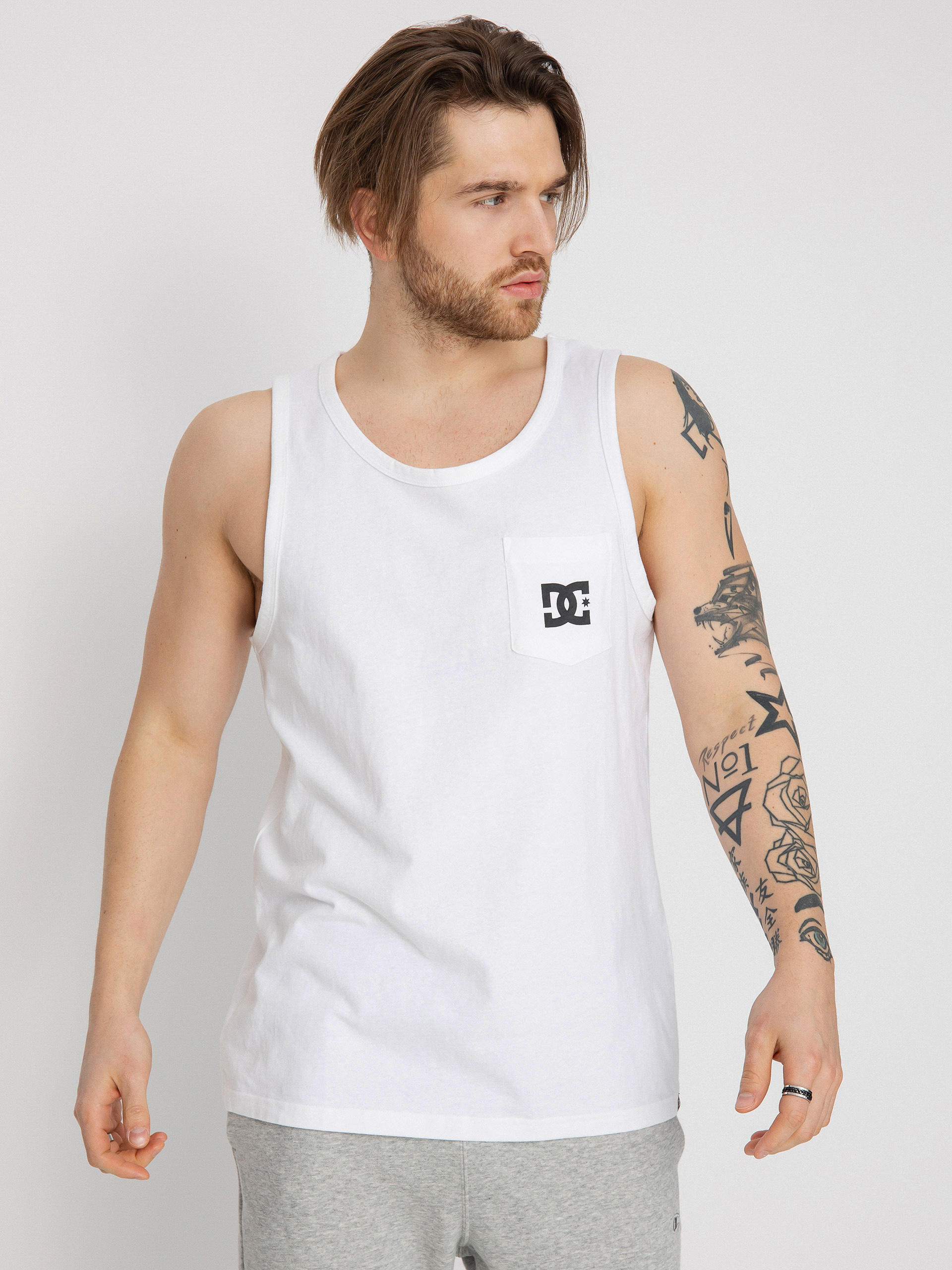 Koszulka DC Star Pocket (white)