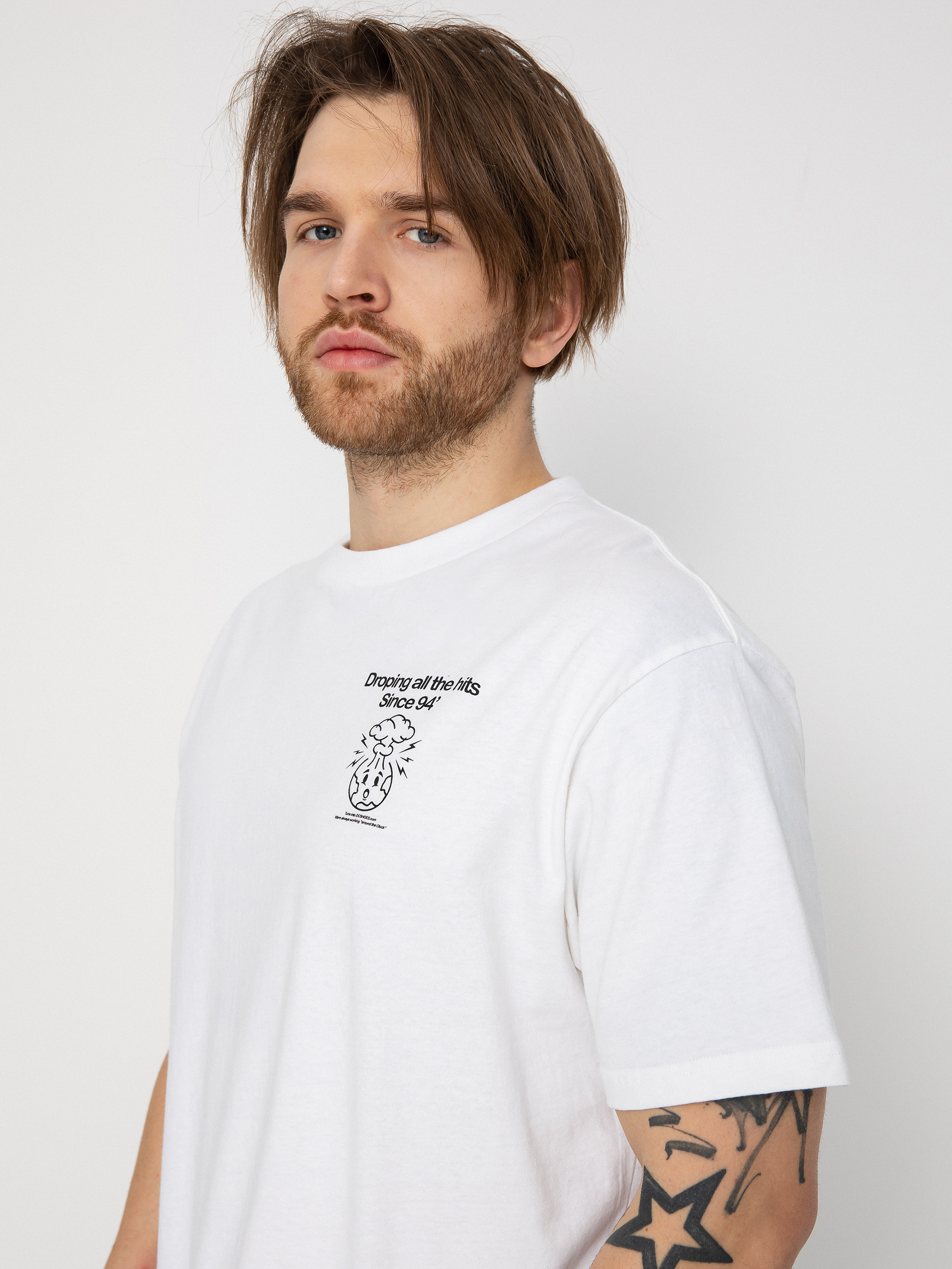 T-shirt DC Dropping Hits (white)