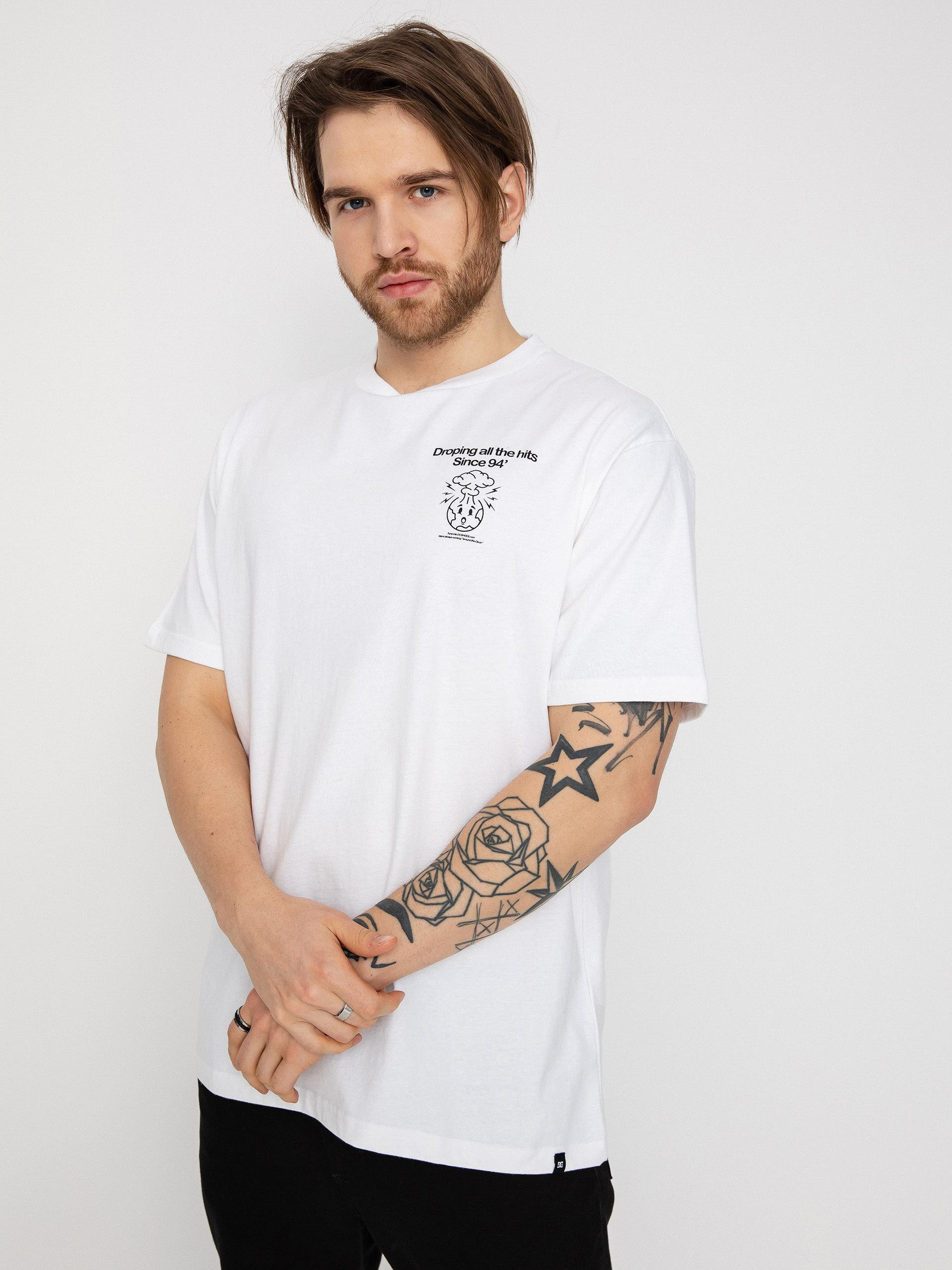 T-shirt DC Dropping Hits (white)
