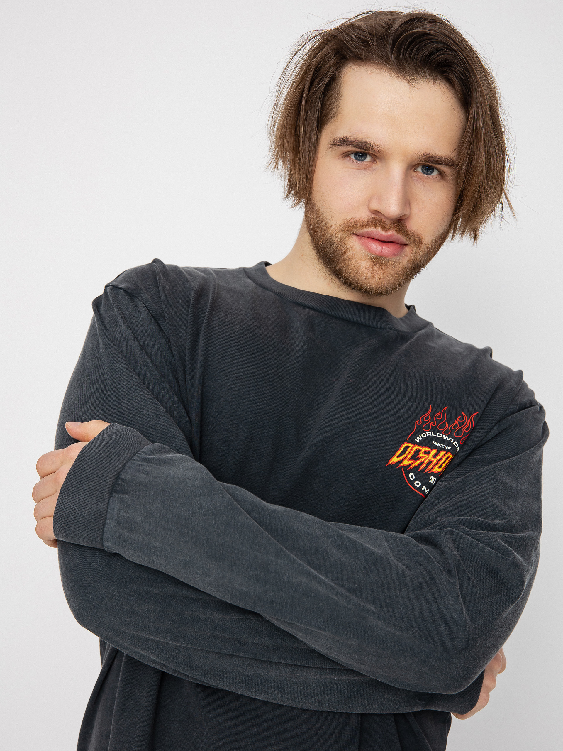 Longsleeve DC Fiery (black acid)