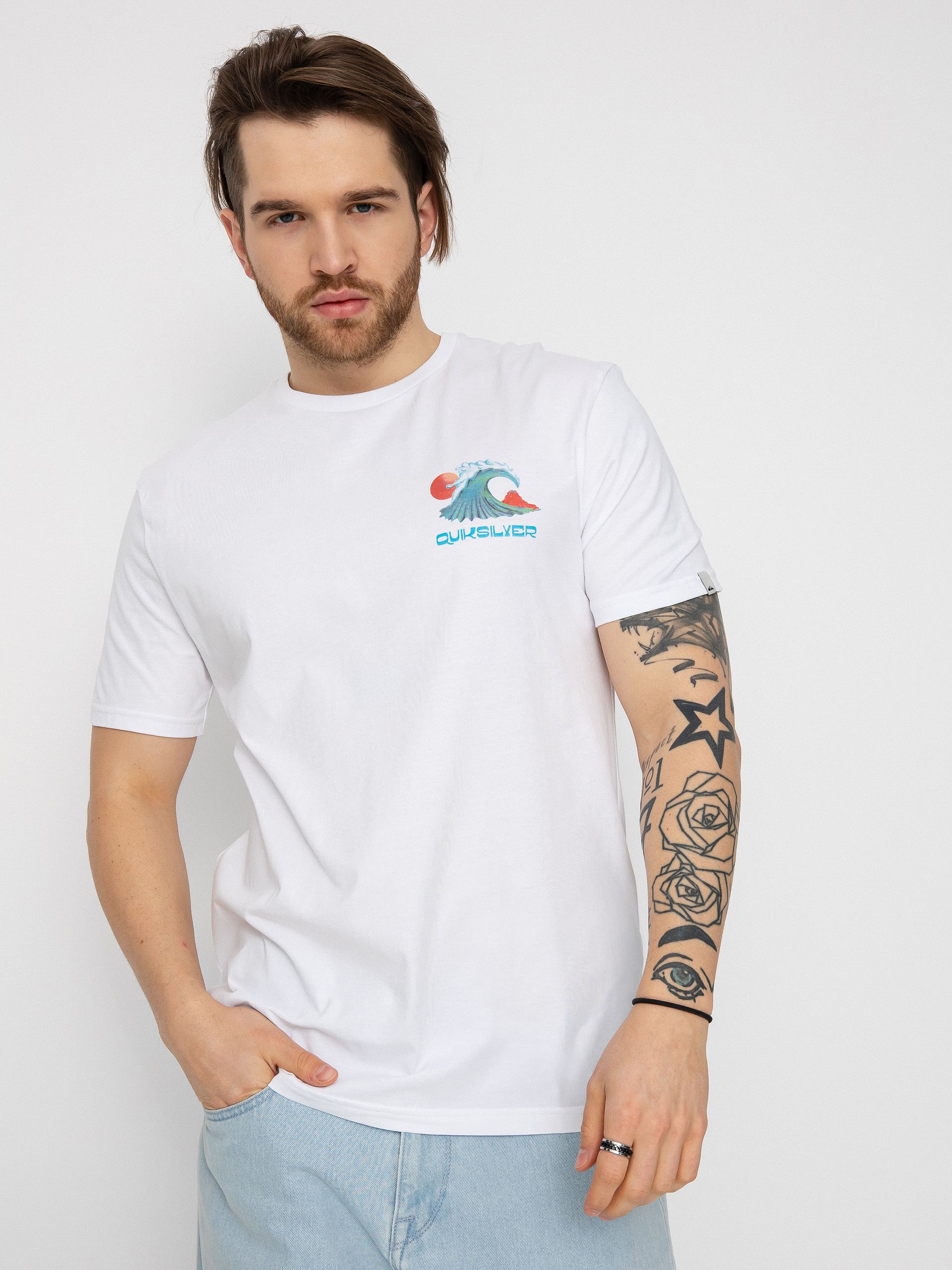 T-shirt Quiksilver Ocean Bed (white)