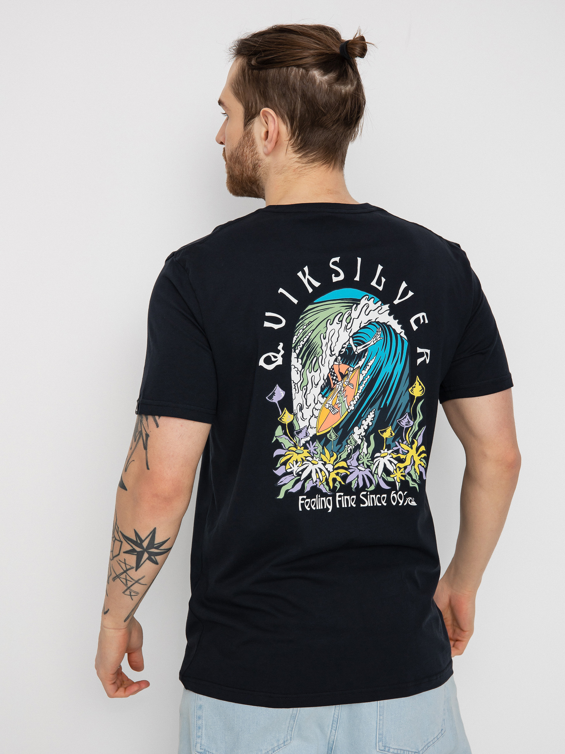 T-shirt Quiksilver Original Barrel (black)