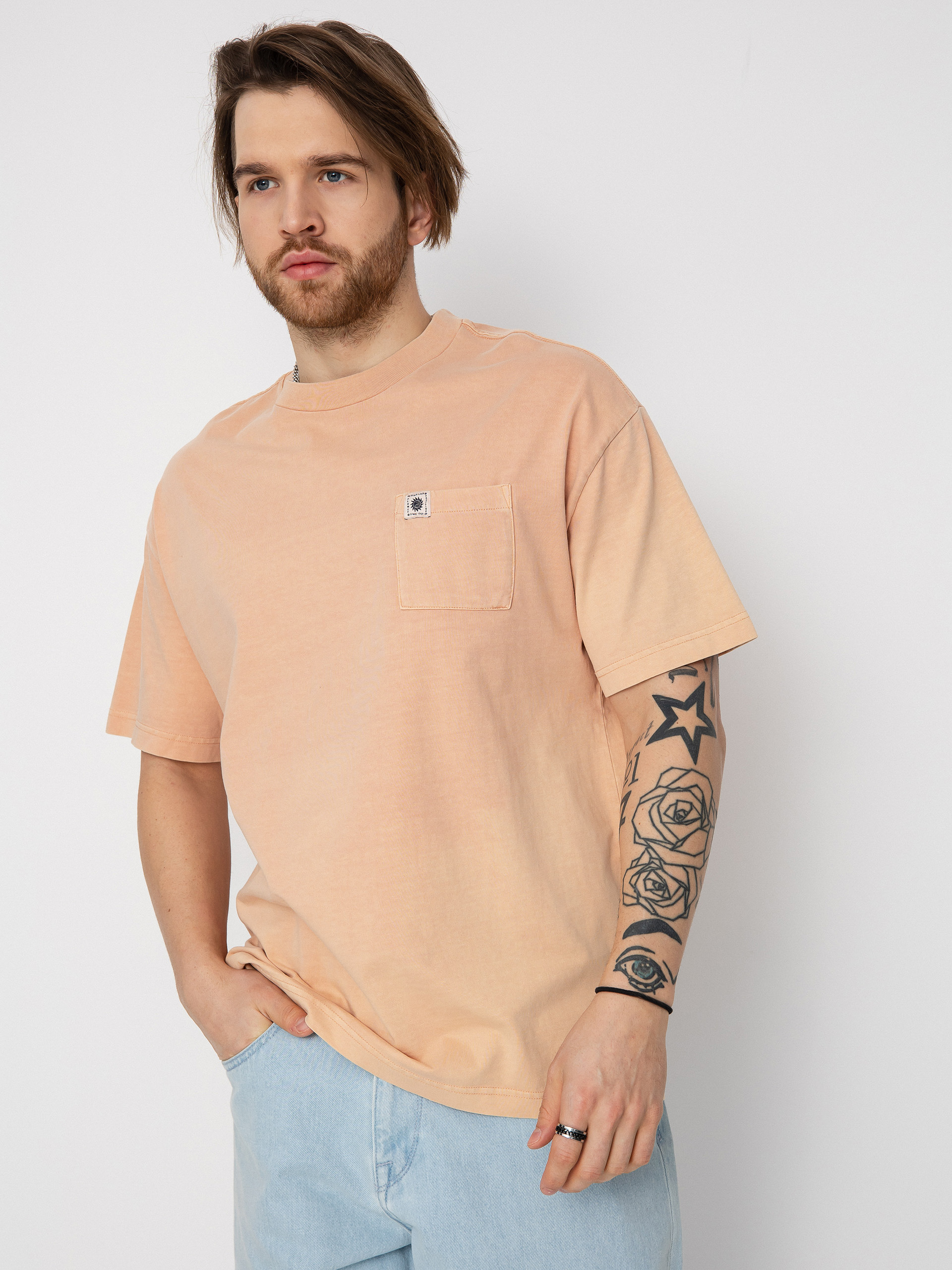 T-shirt Quiksilver Natural Dye (cafe creme)