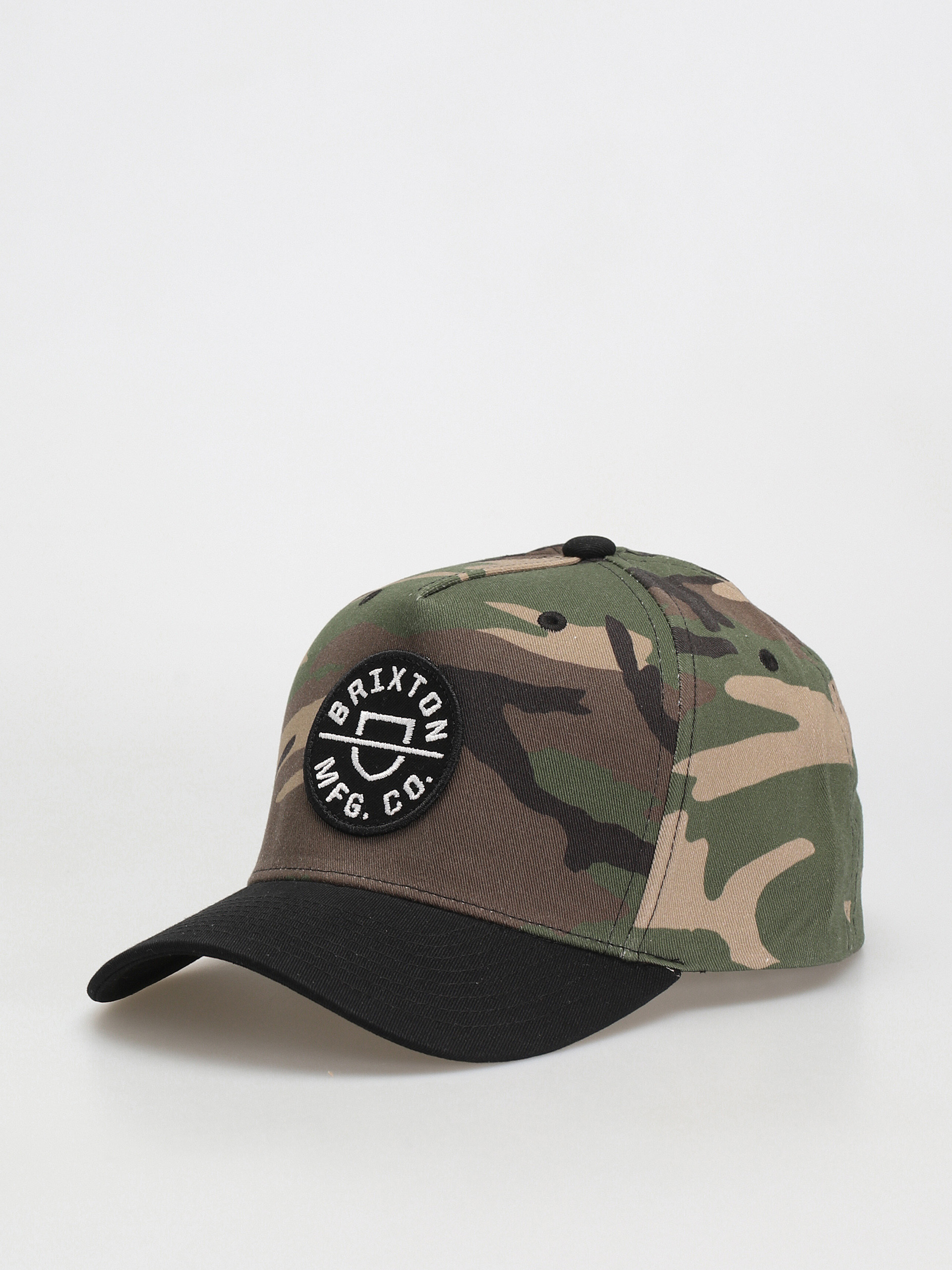 Czapka z daszkiem Brixton Crest C Mp Snapback (camo surplus/black)