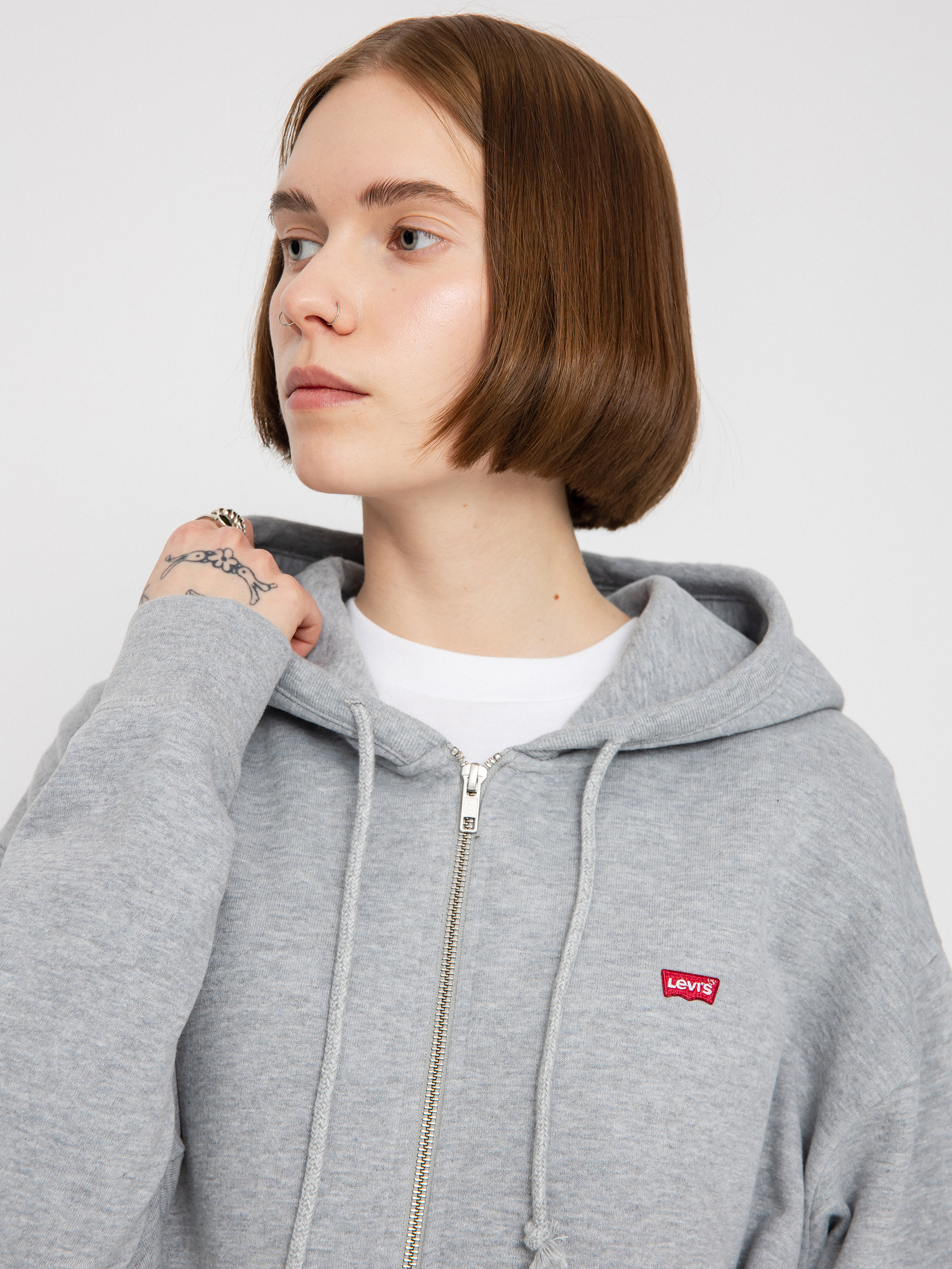 Bluza z kapturem Levi's® Standard ZHD (heather grey)