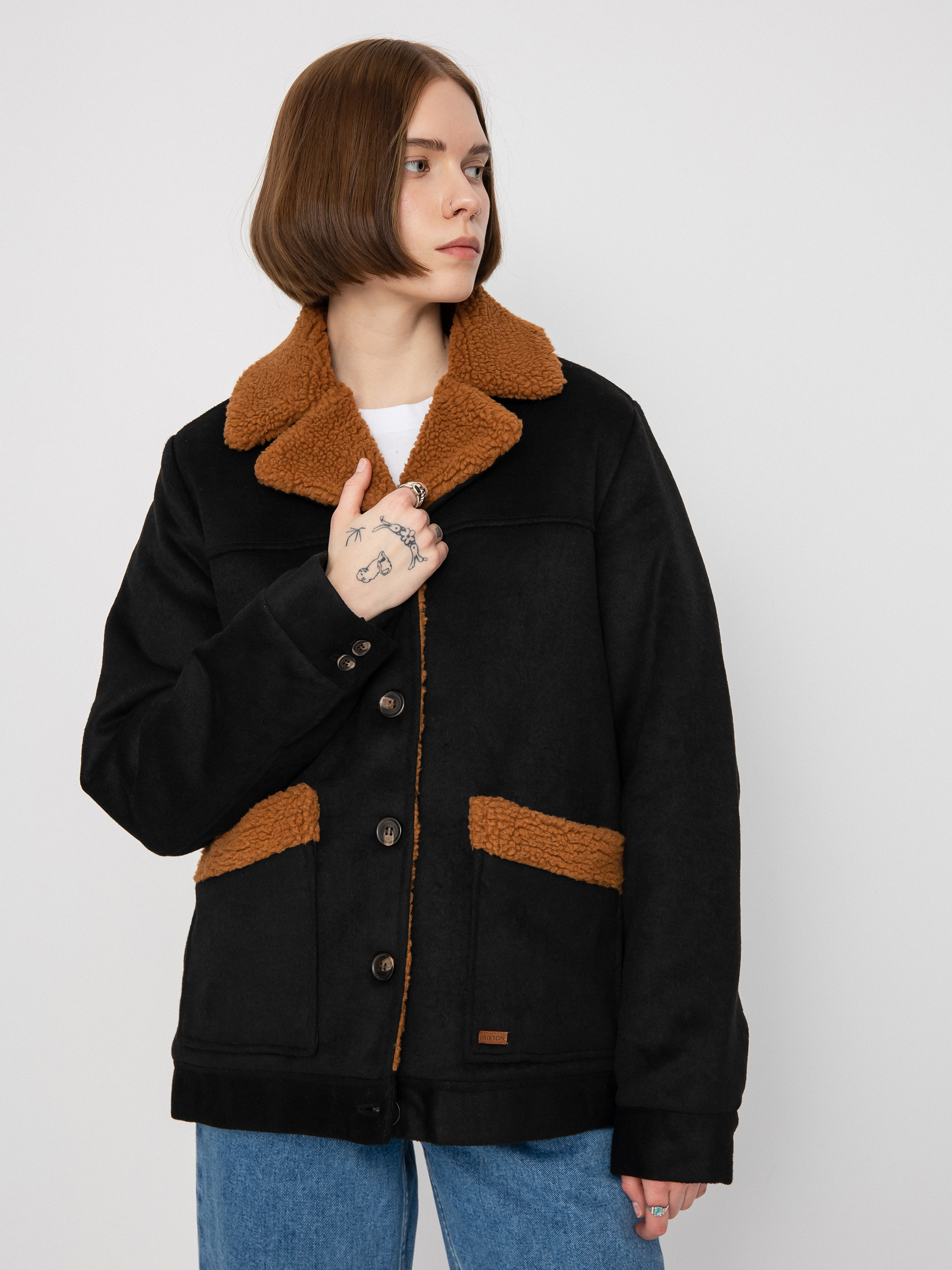 Kurtka Brixton Nouvelle Coat Wmn (black)